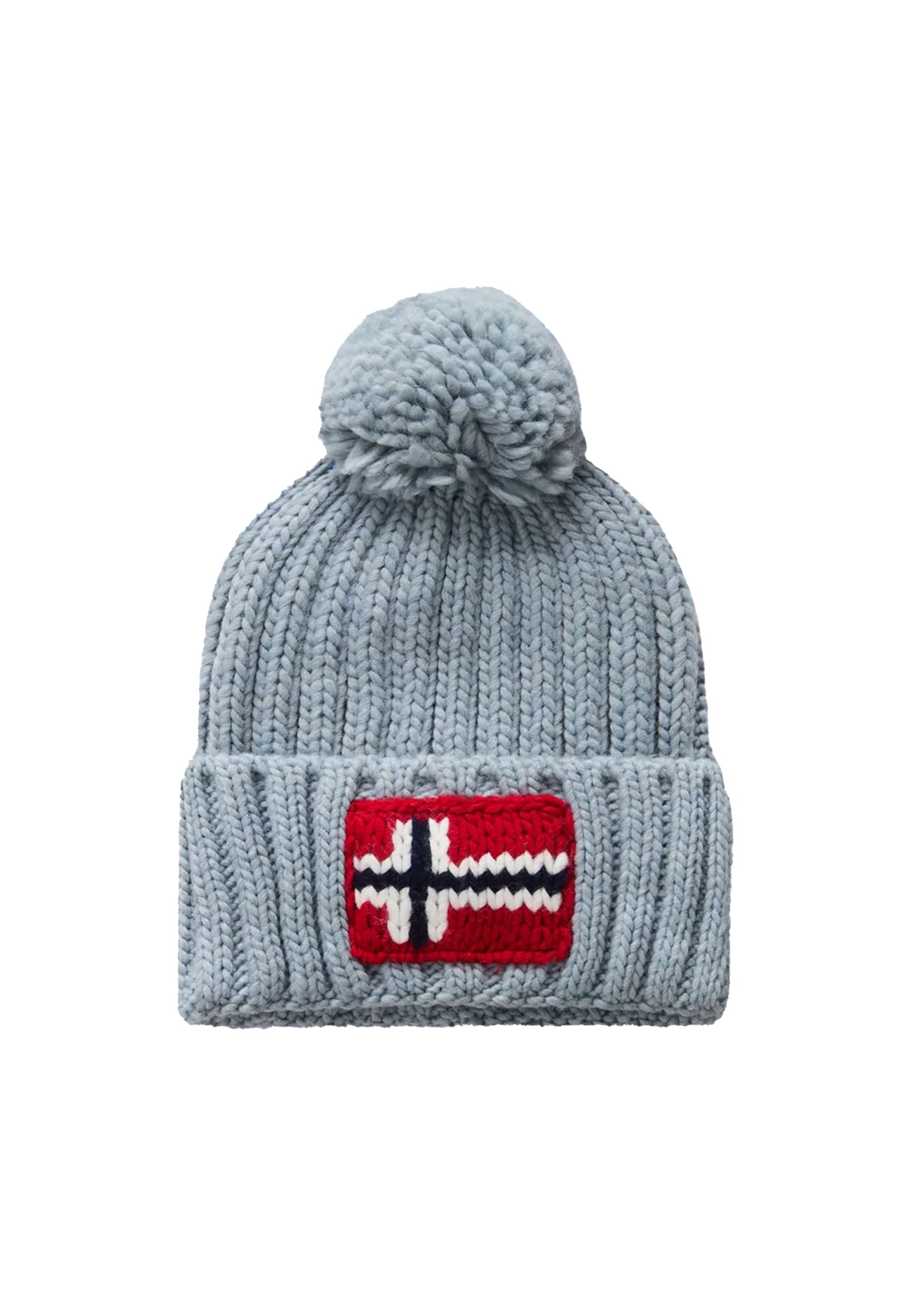 Cappello trecciato in maglia Nera con bandiera SEMIURY 