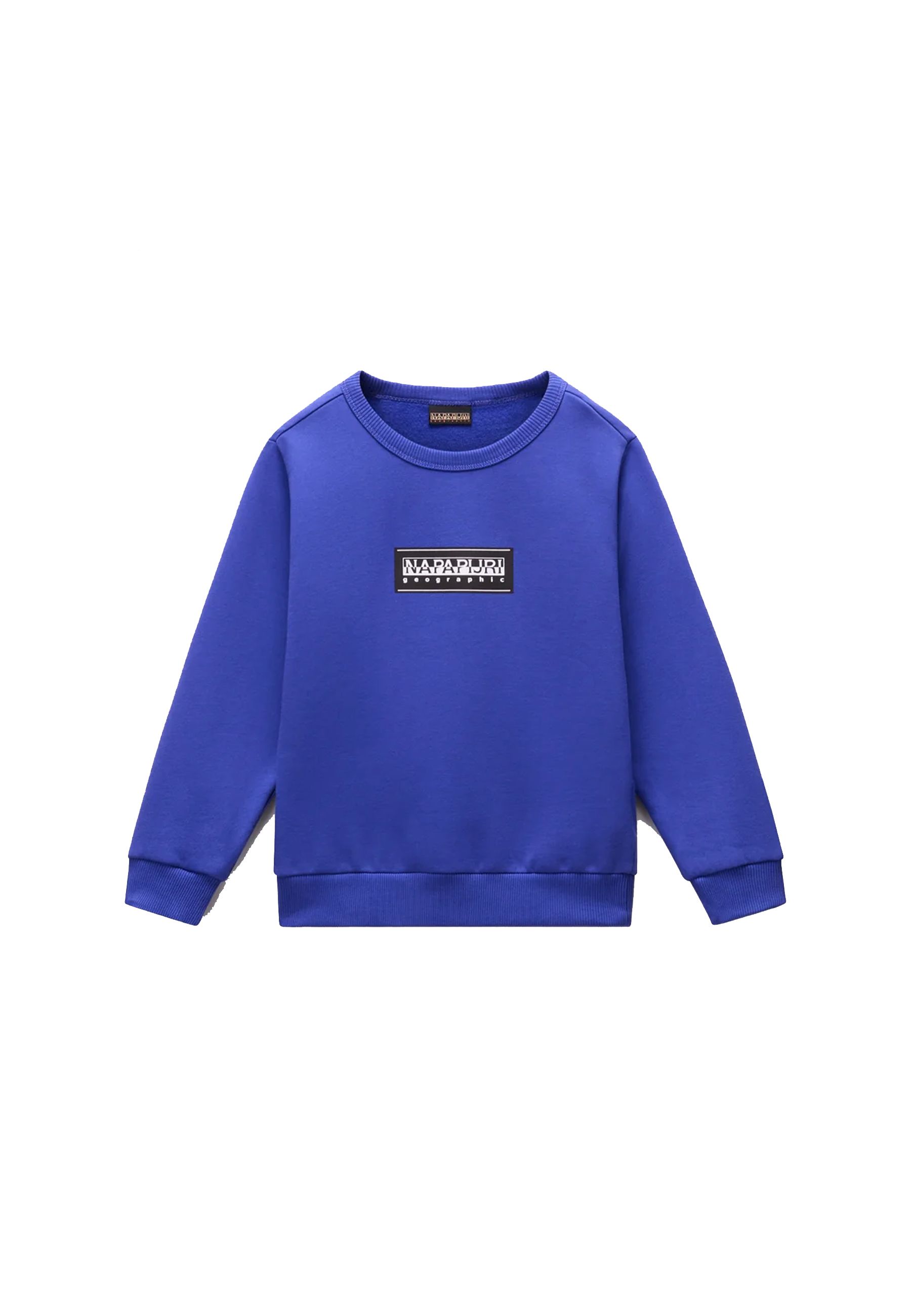Felpa CHAMOIS girocollo blu