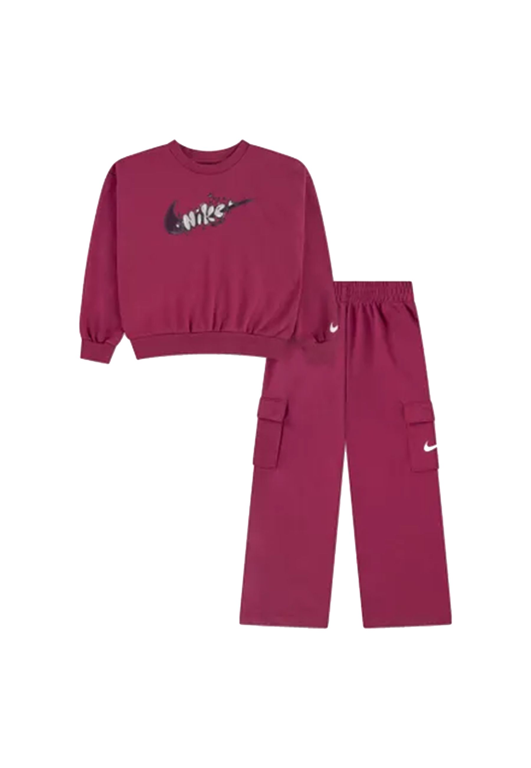 Completo Sportivo felpa e pantalone cargo