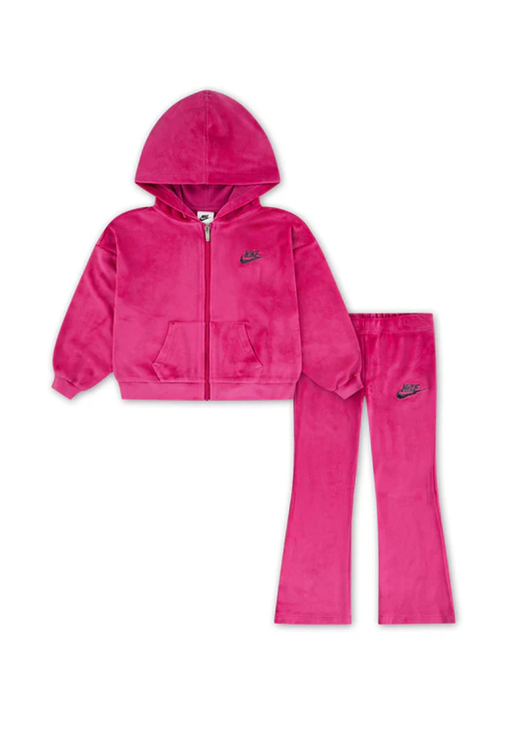 Completo Sportivo in velluto felpa e pantalone
