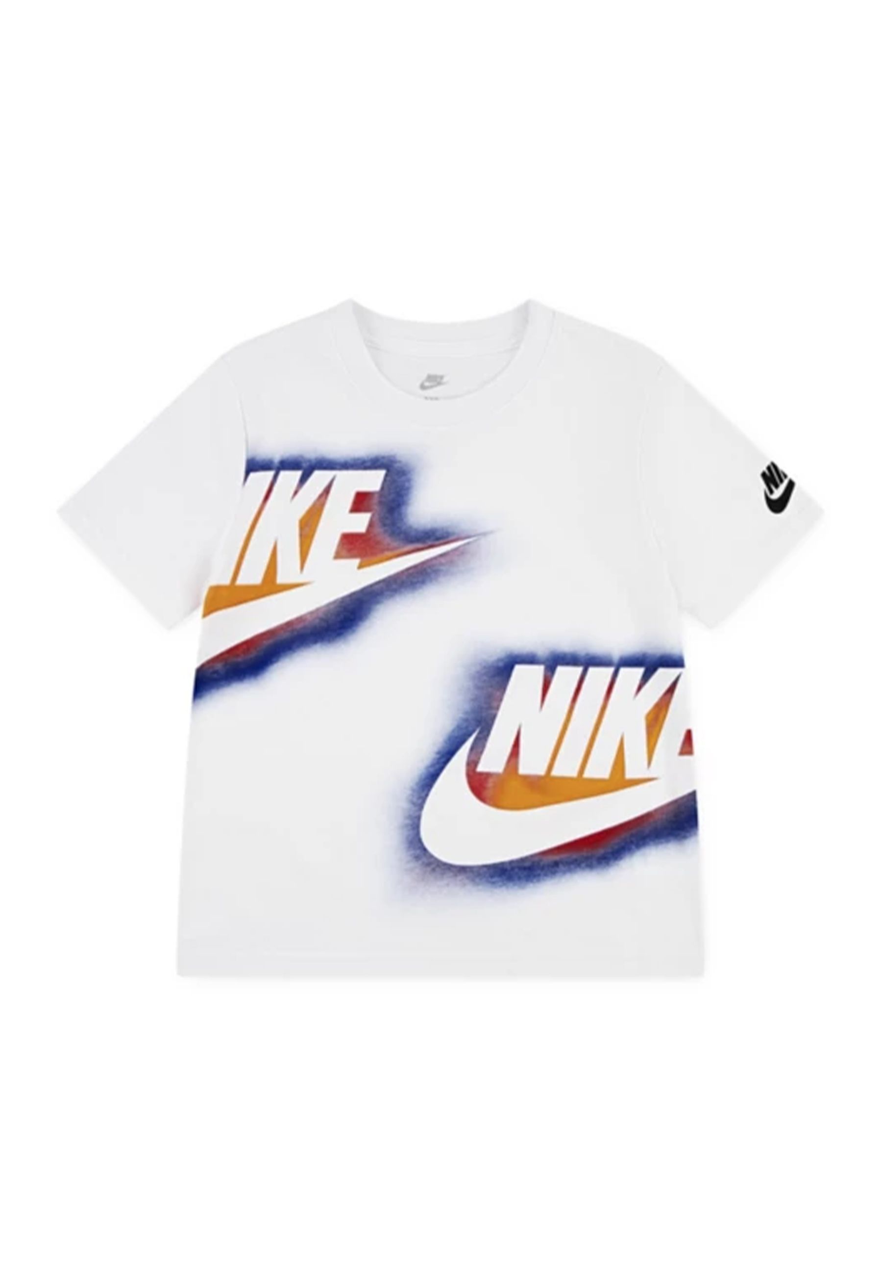 T-shirt girocollo Bianca  con Stampa