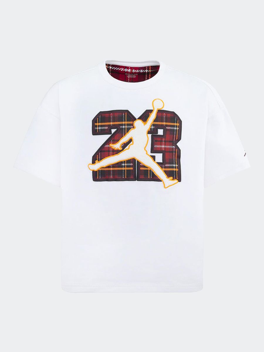T-shirt girocollo con Stampa Jordan