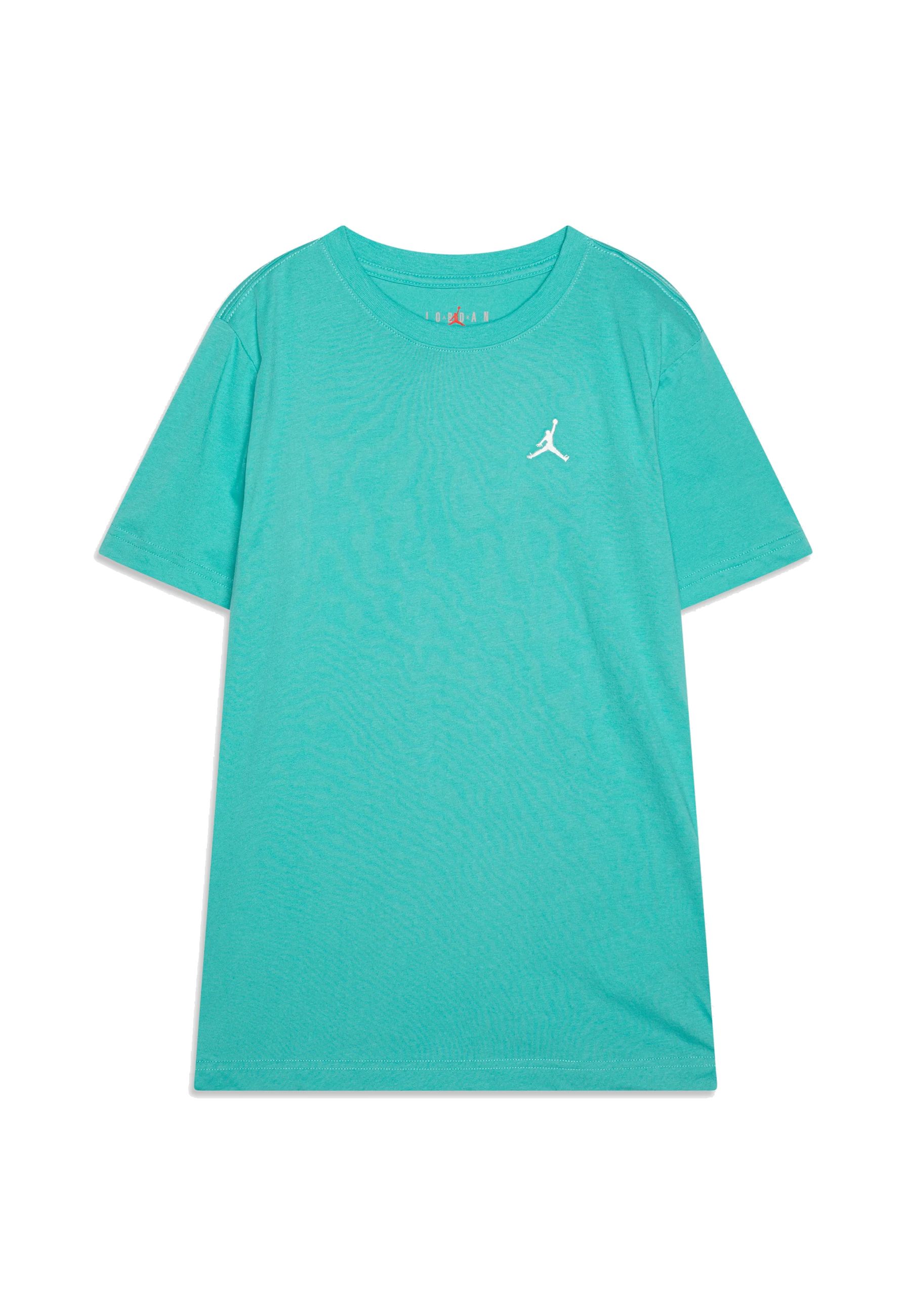 T-shirt girocollo Nera Jordan Ricamata