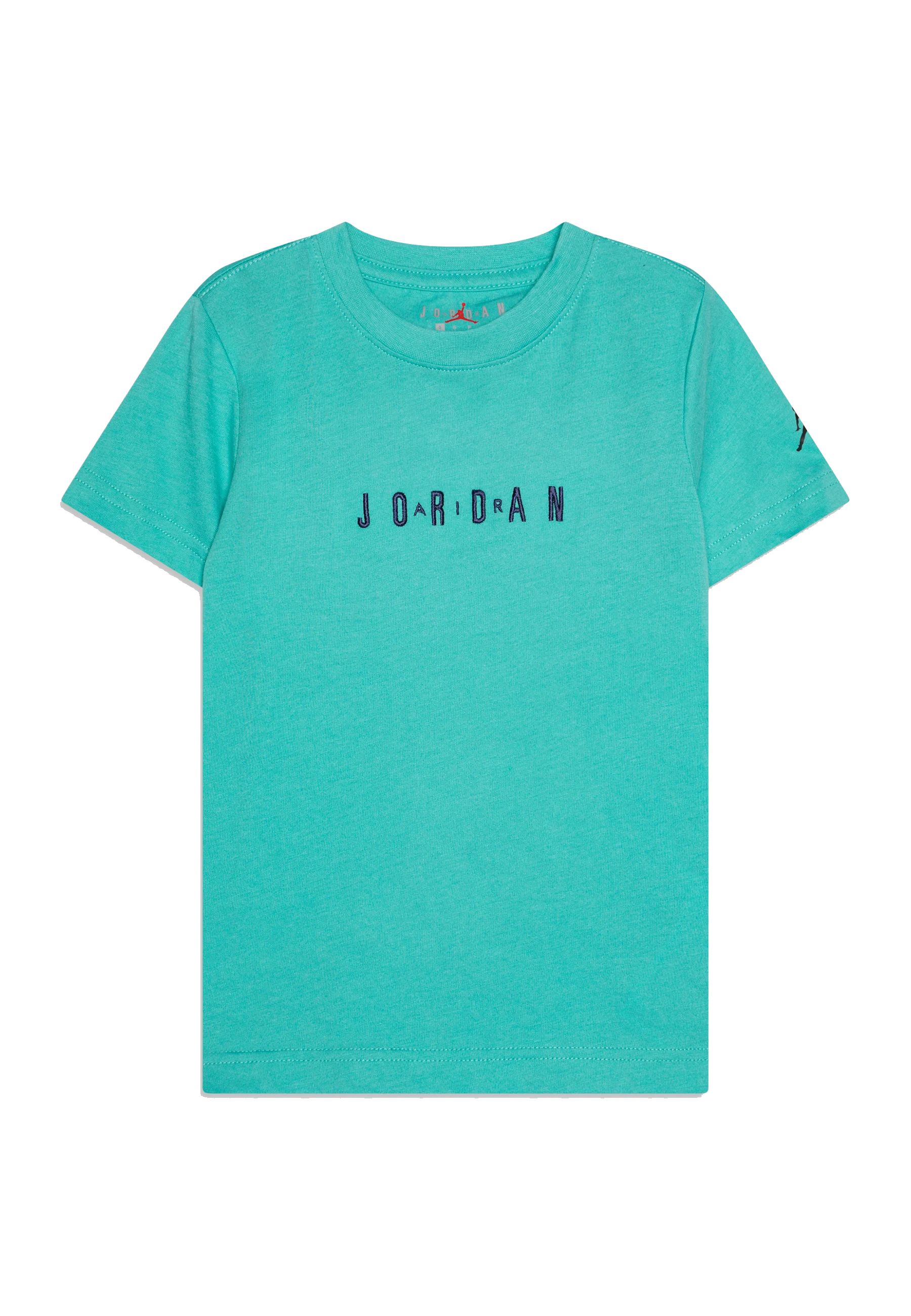 T-shirt girocollo bianca Stampa Jordan