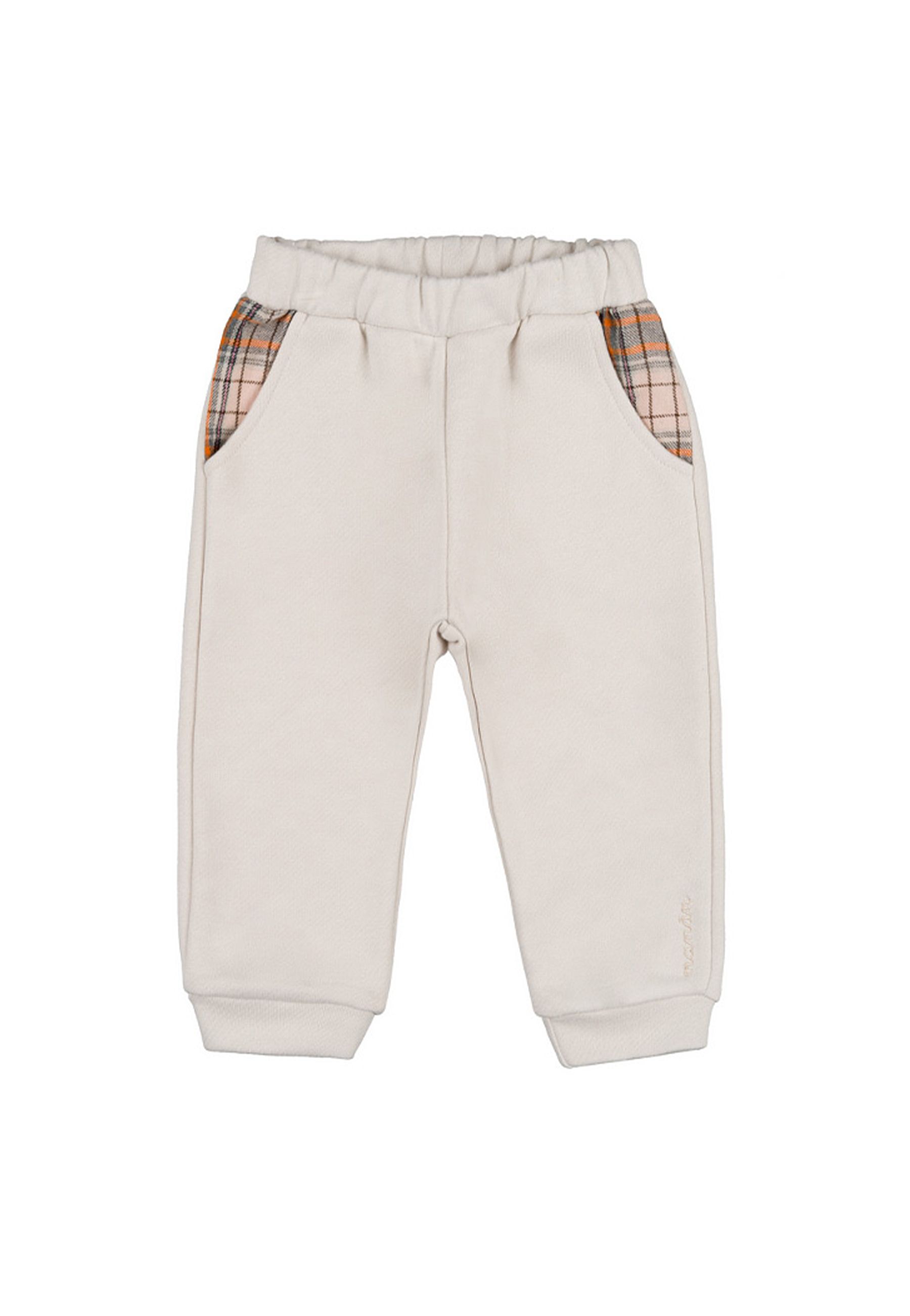 Sottotuta neonato beige in cotone