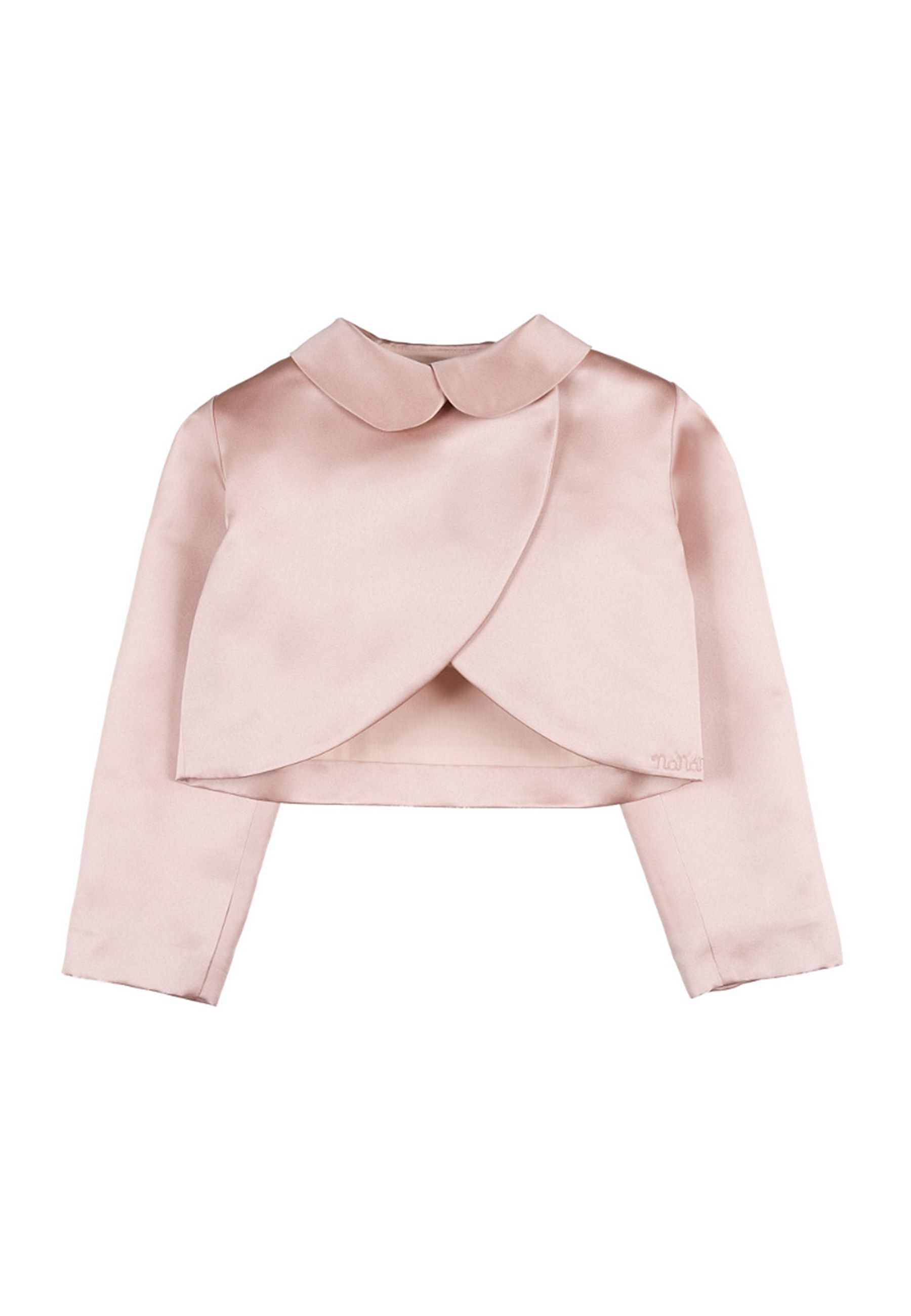 Maglia doppio petto rosa con colletto