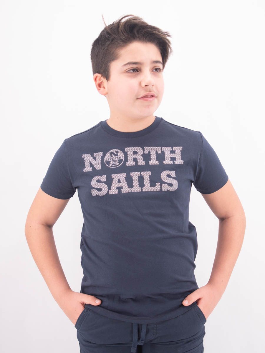 T-shirt T-SHIRT NORTH SAILS RAGAZZO MANICA CORTA STAMPA LOGO