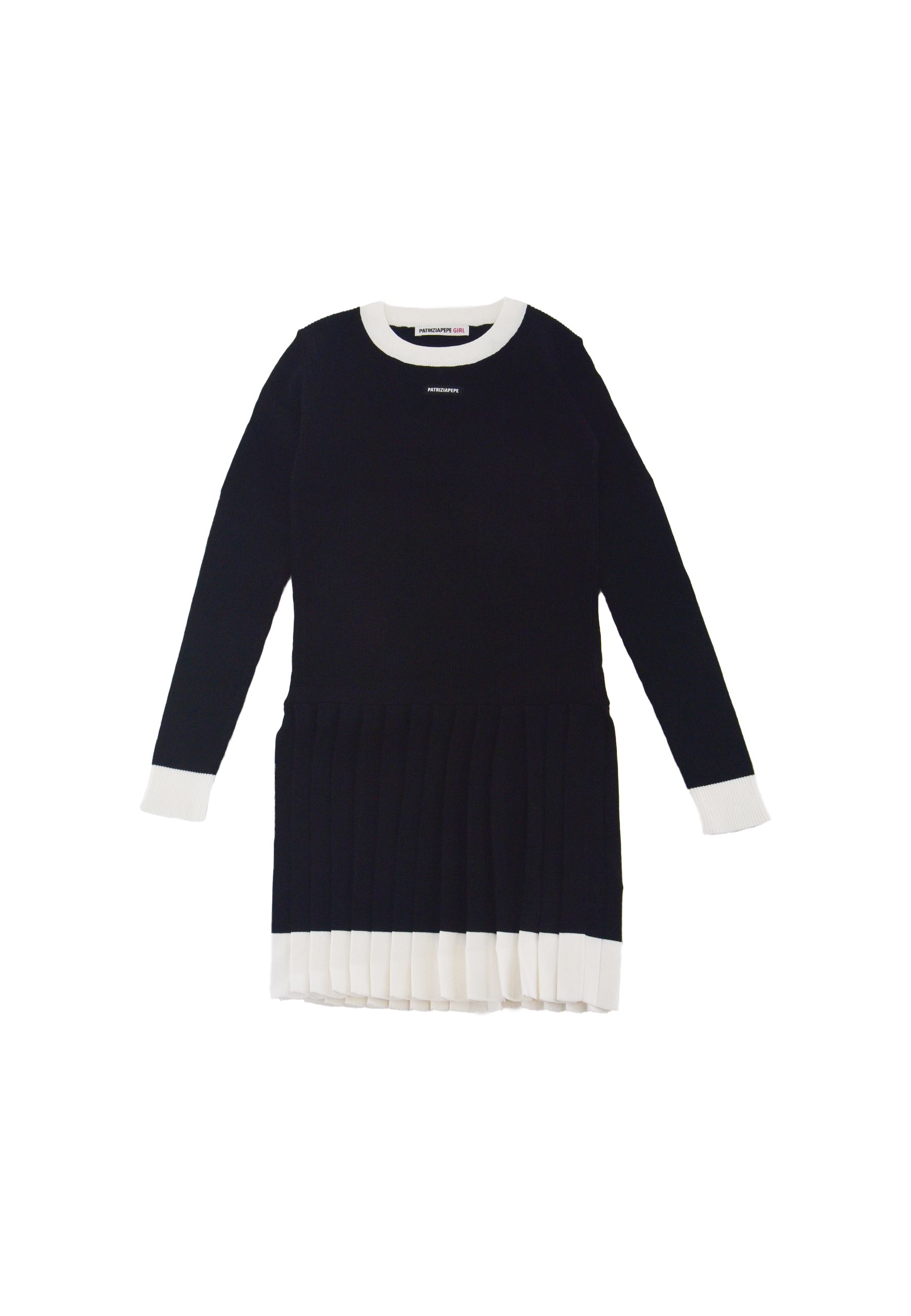 Abito in maglia Bianco e Nero