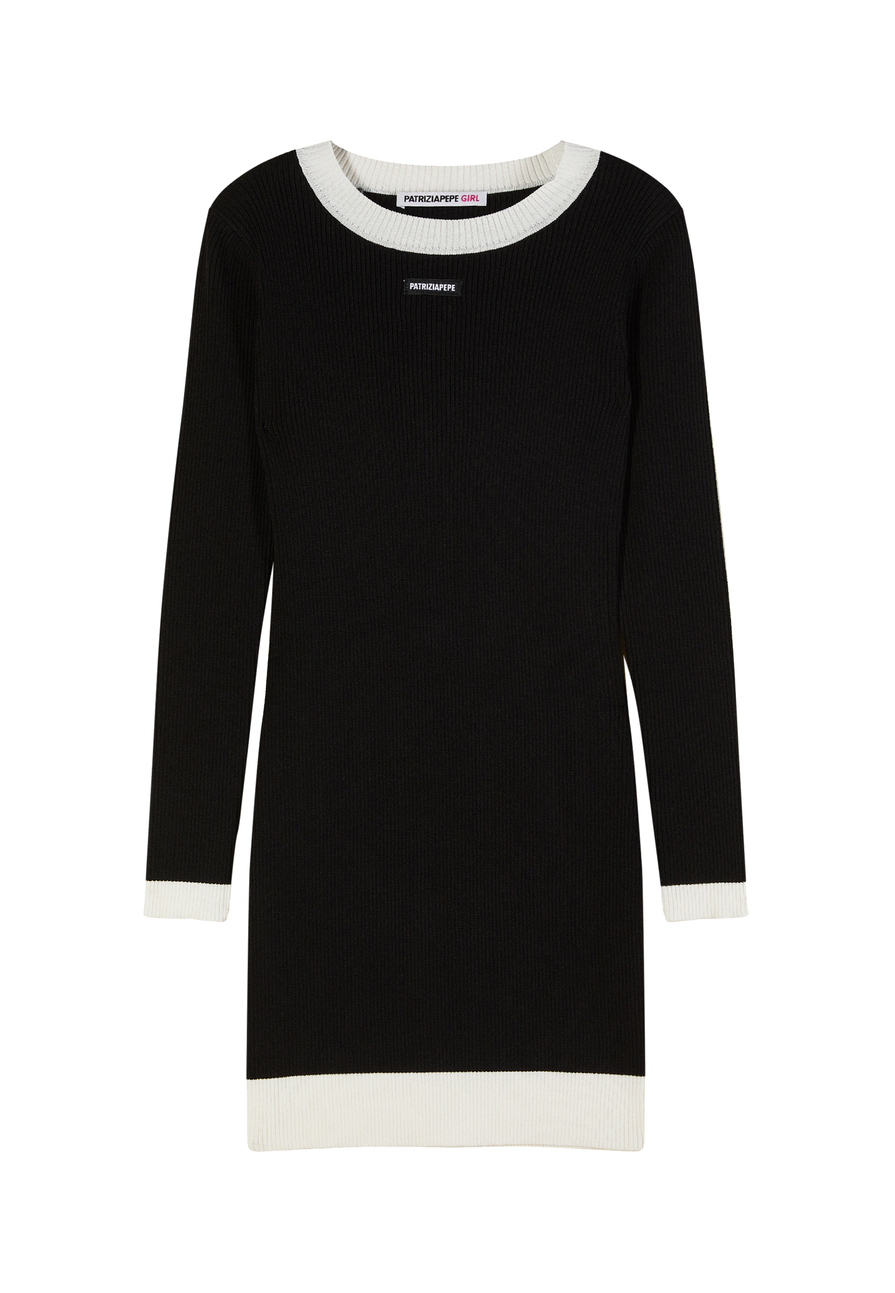 Abito in maglia Nero e Bianco