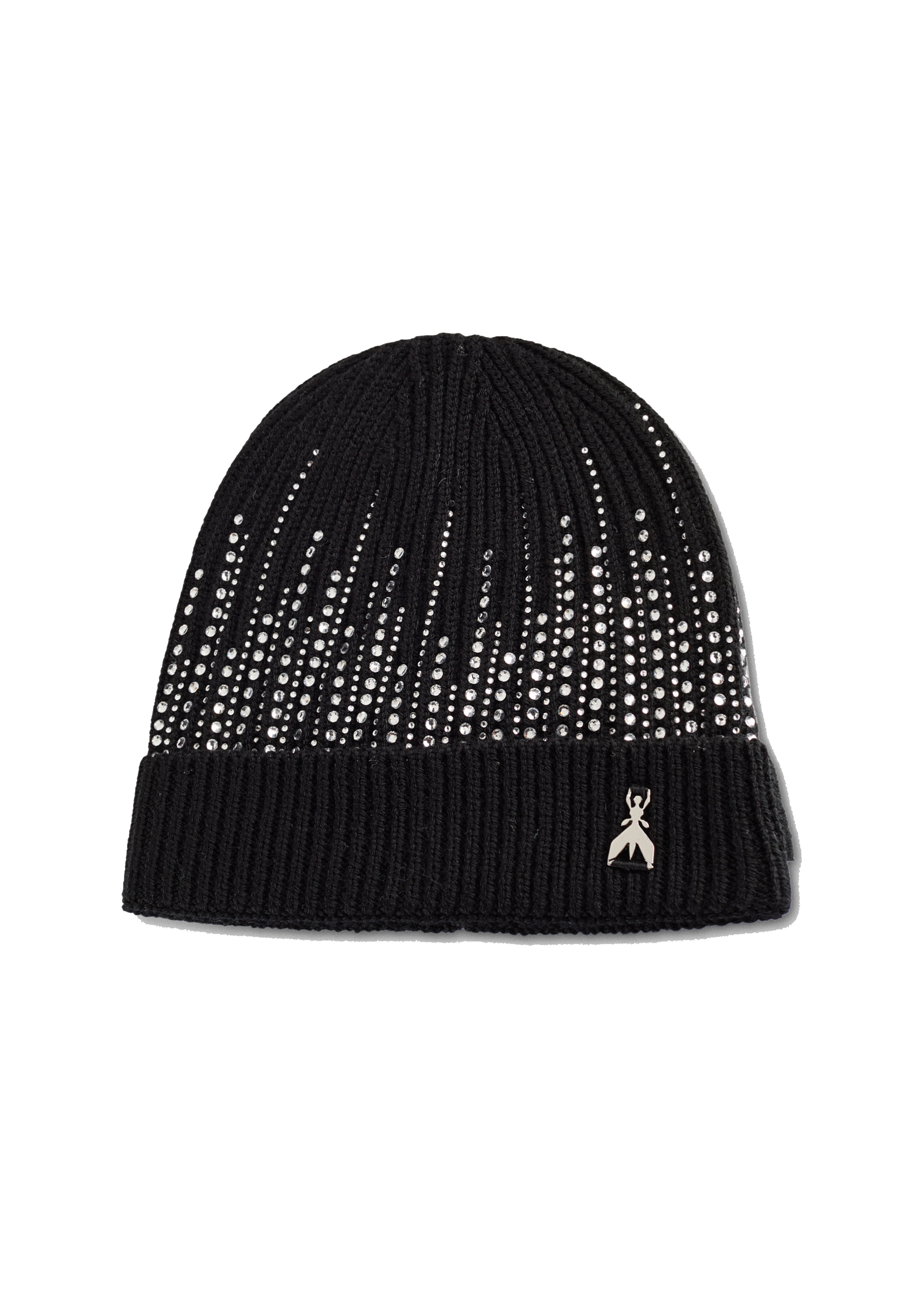 Cappello in maglia con Strass