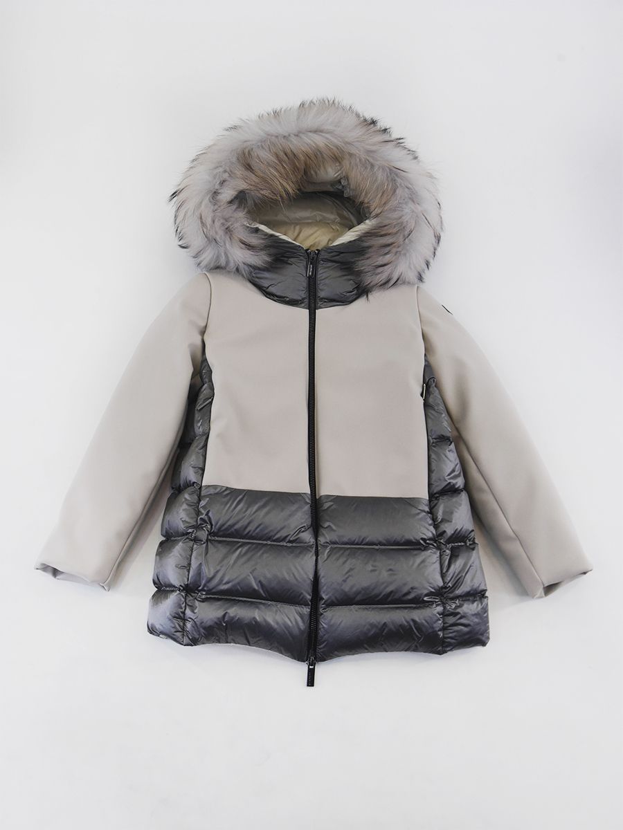 Piumino hybrid parka fur 