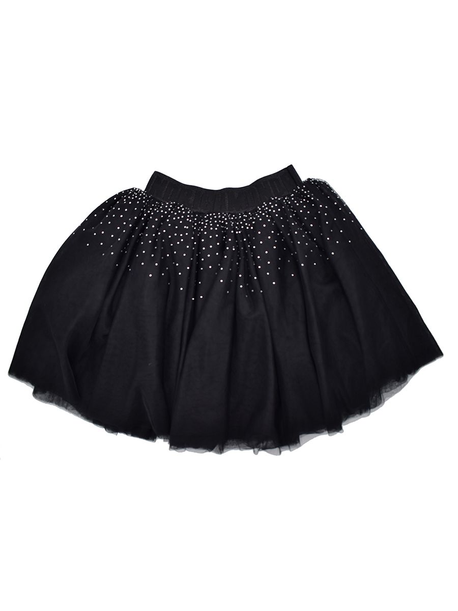 Gonna  in tulle con vita elasticizzata logata