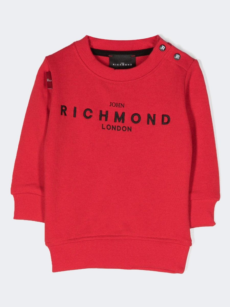 Felpa classica con Logo ricamato