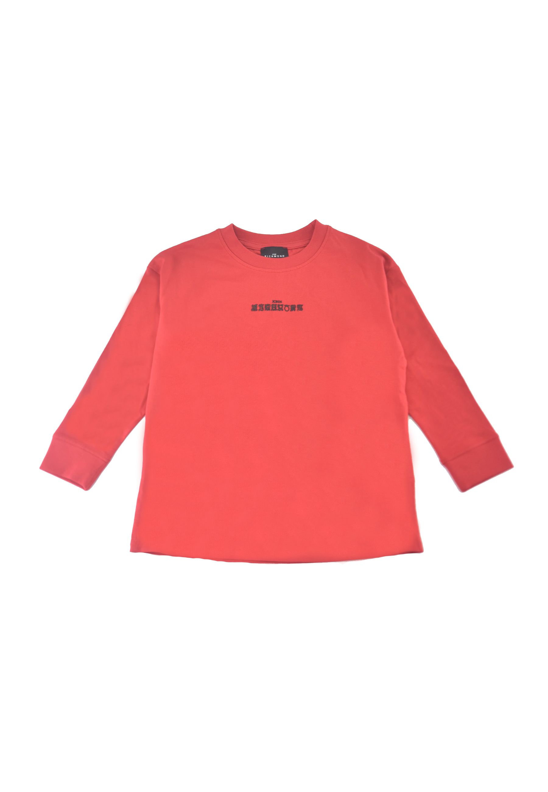 T-shirt girocollo tinta unita Stampa Logo