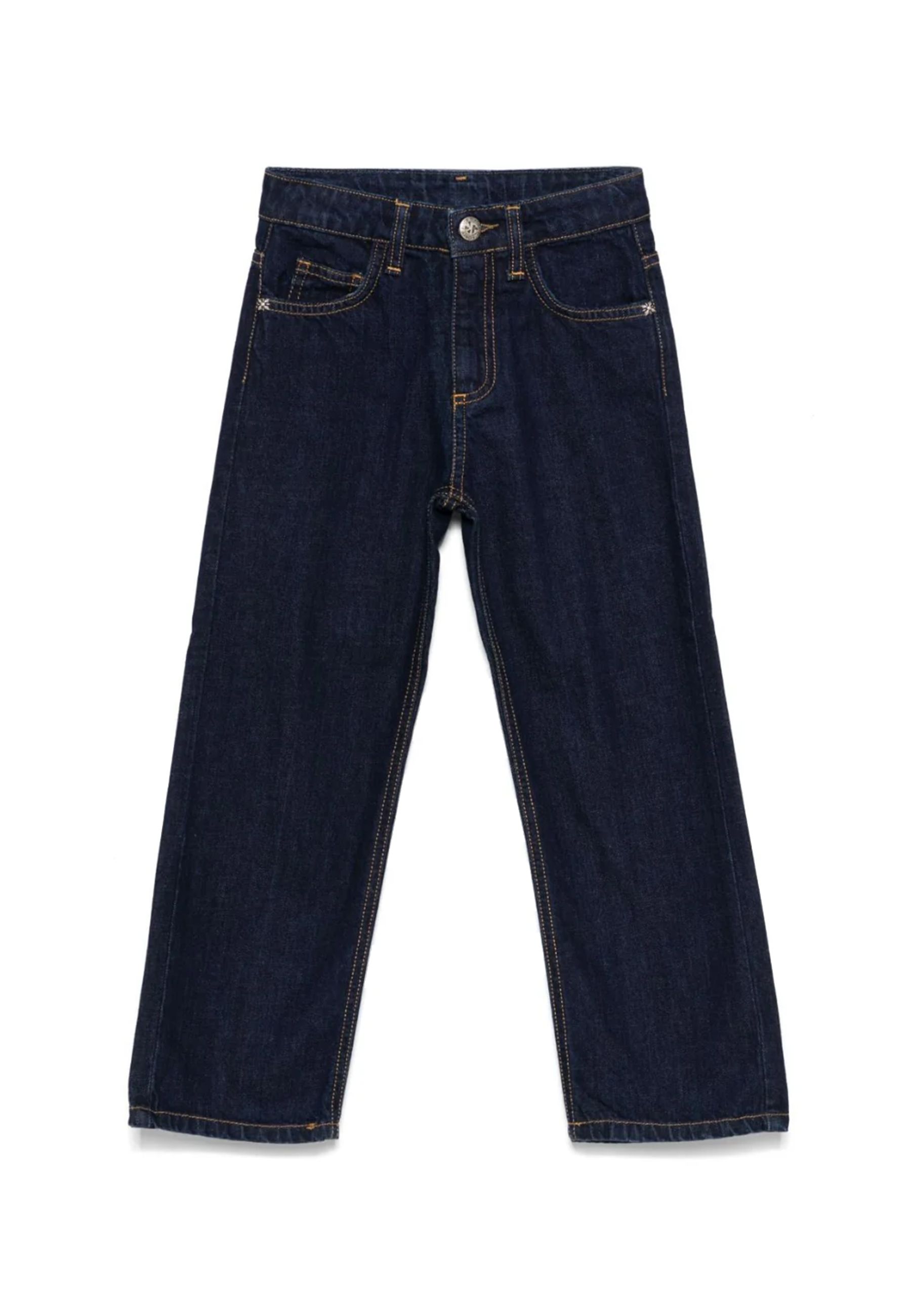 Jeans neri Cargo per bambino con logo