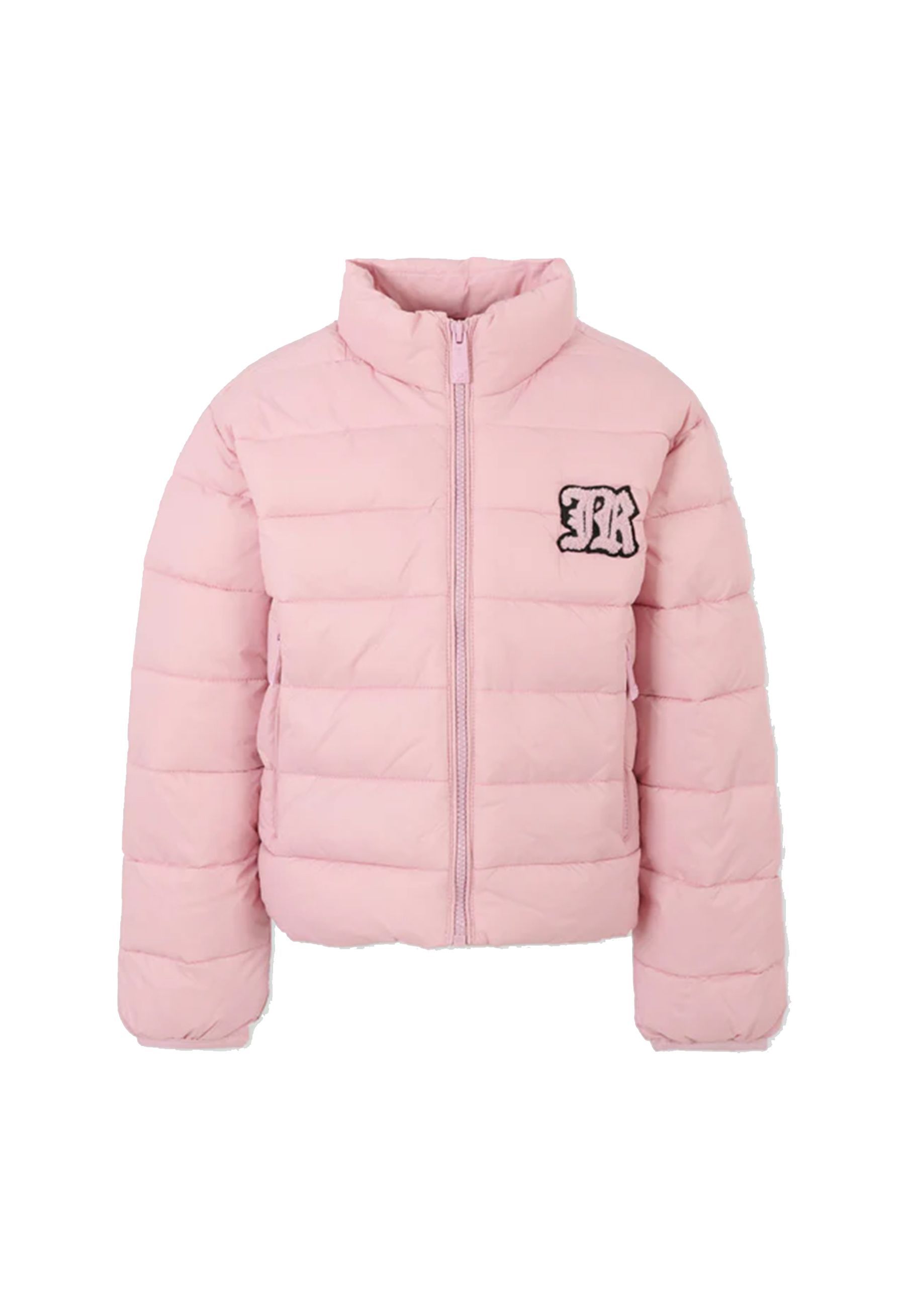 Giubbino per bambina con logo lilla