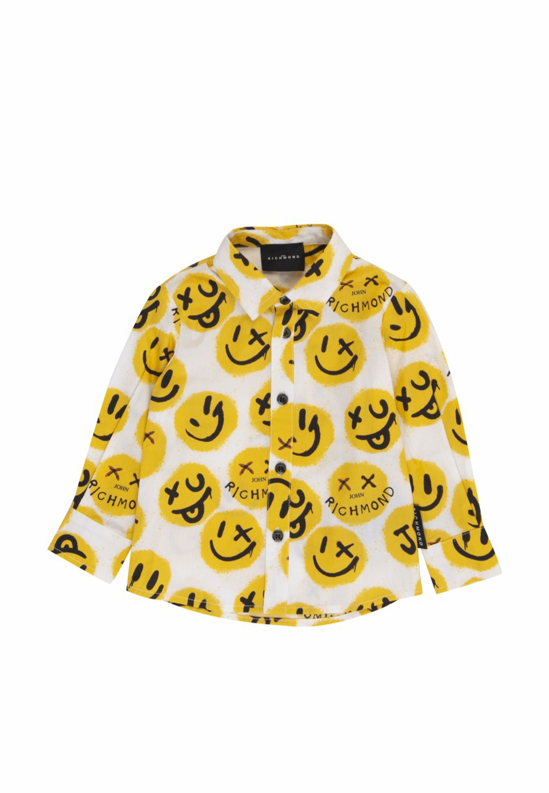 Camicia fantasia smile in cotone