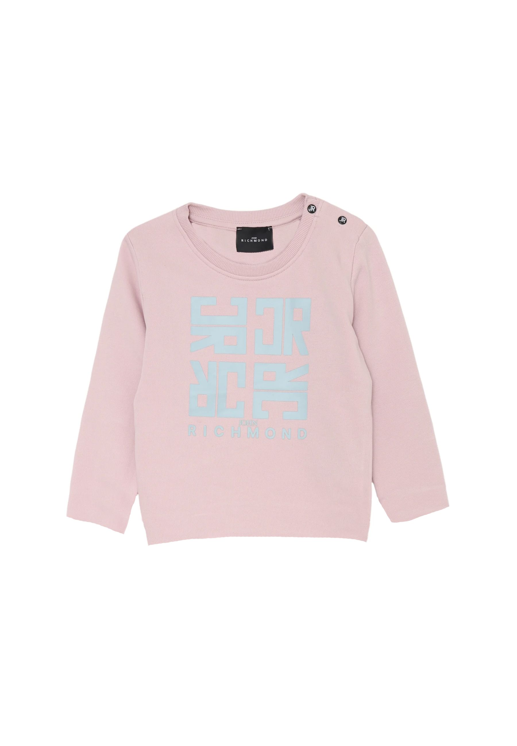 T-shirt girocollo Rosa Lilla