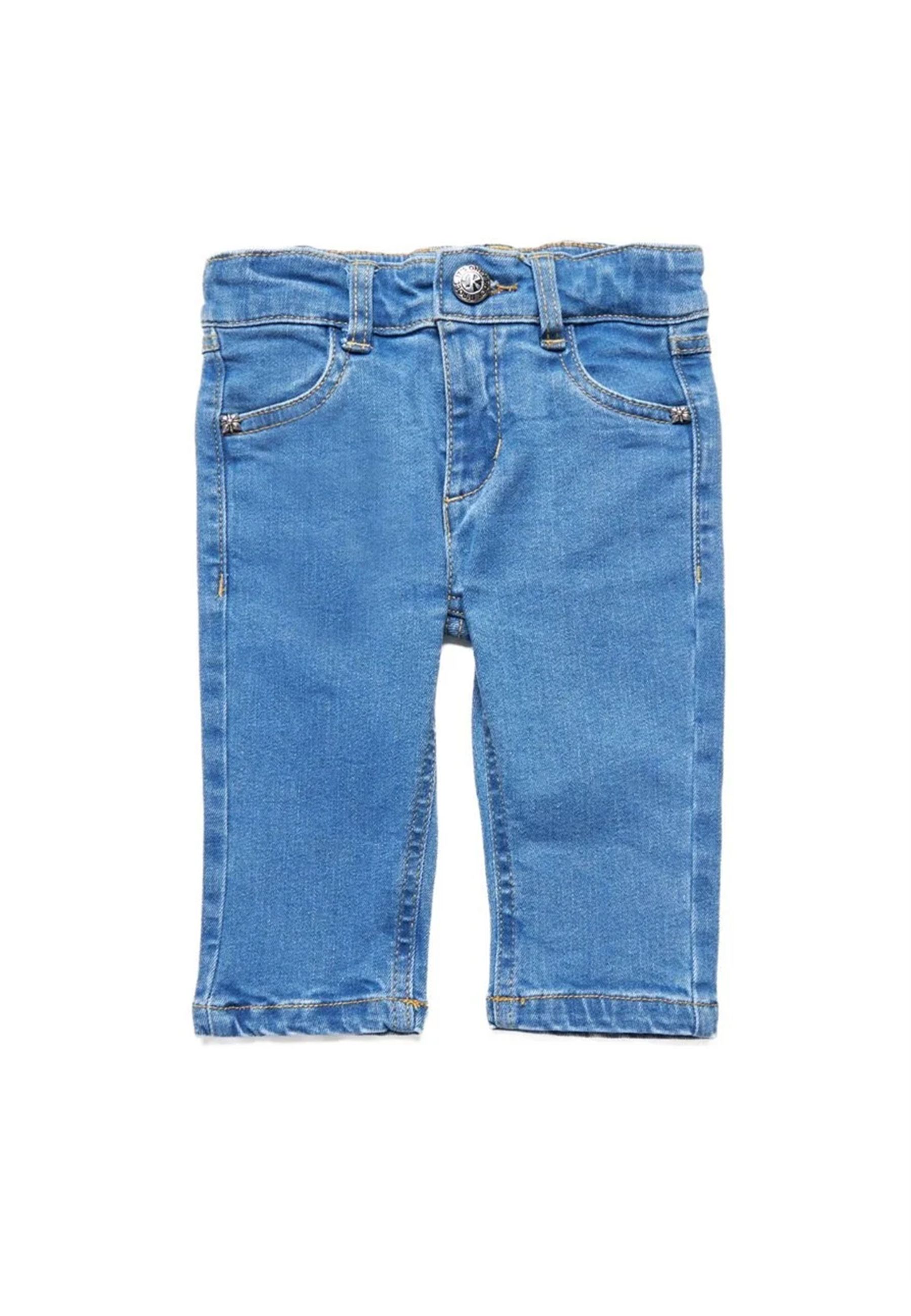 Jeans in cotone morbido e resistente neonata