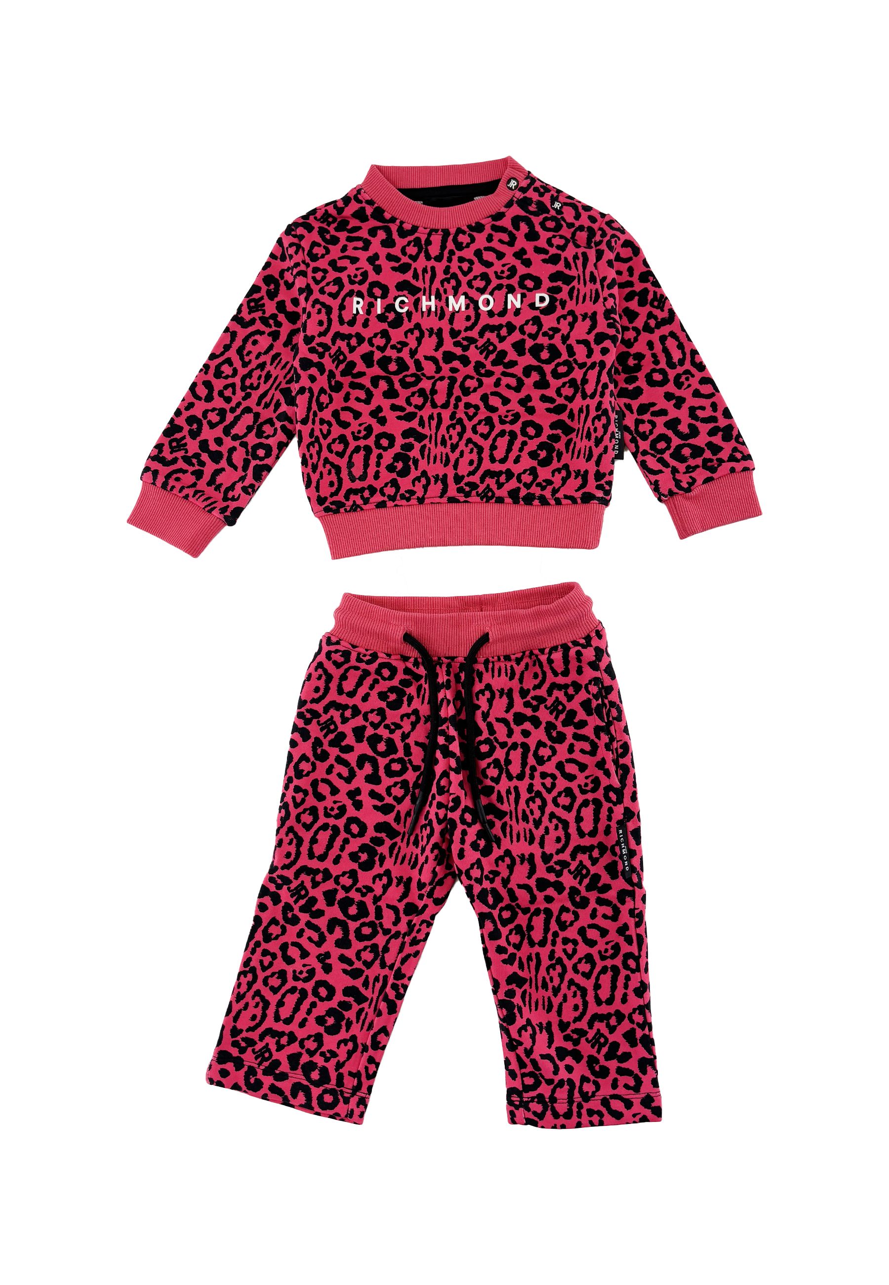 Tuta set felpa e pantalone maculata
