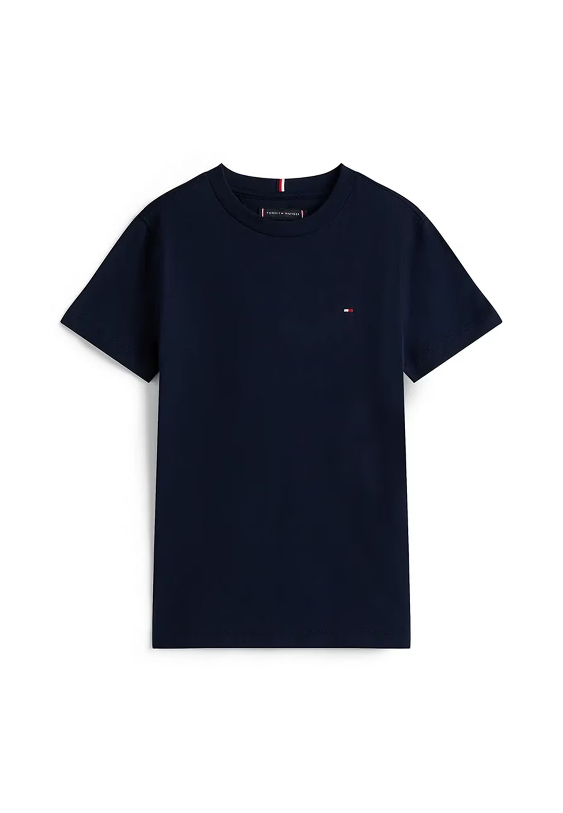 T-shirt essenziale in cotone blu