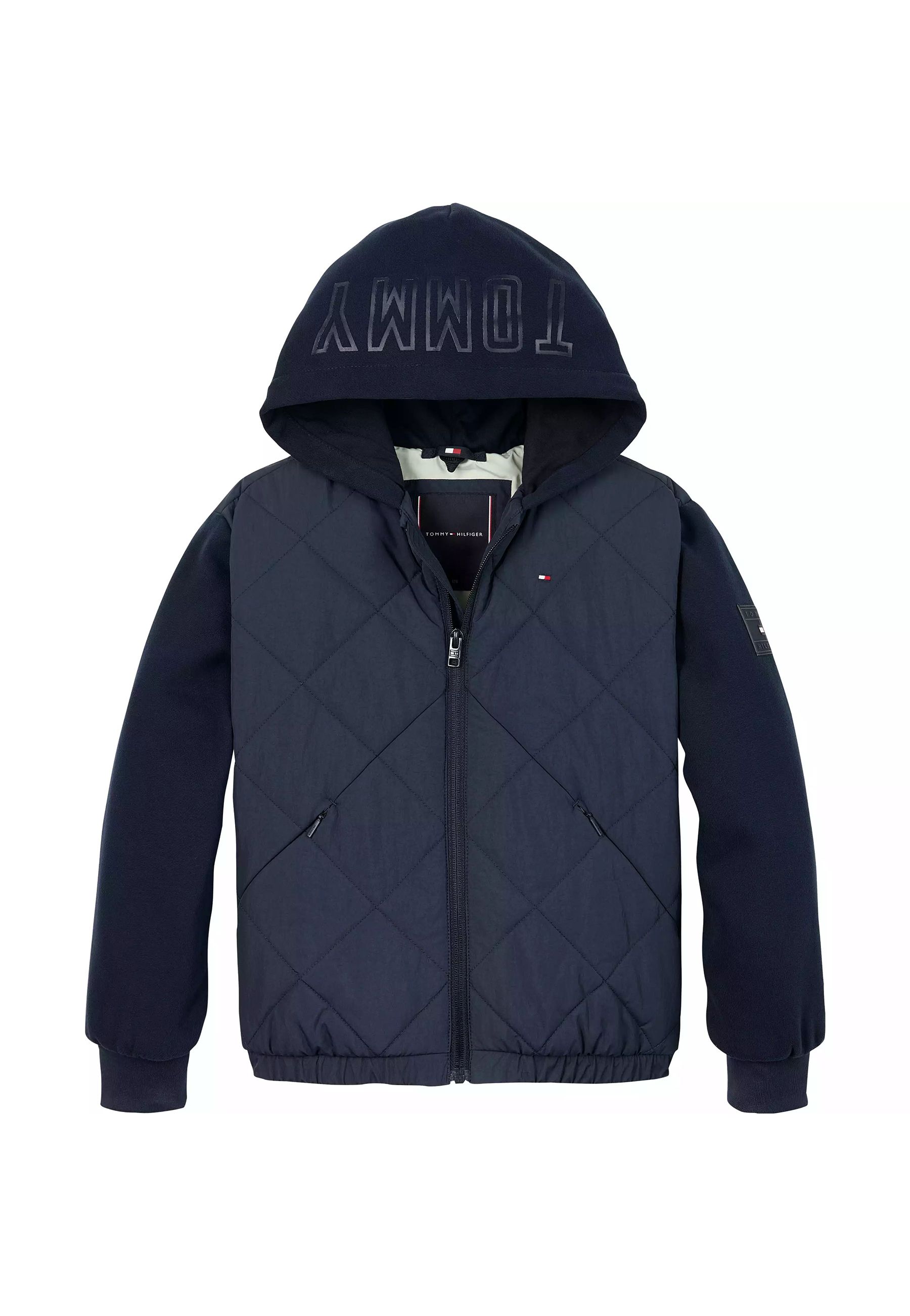 Giubbino giacca blu trapuntata leggero resistente