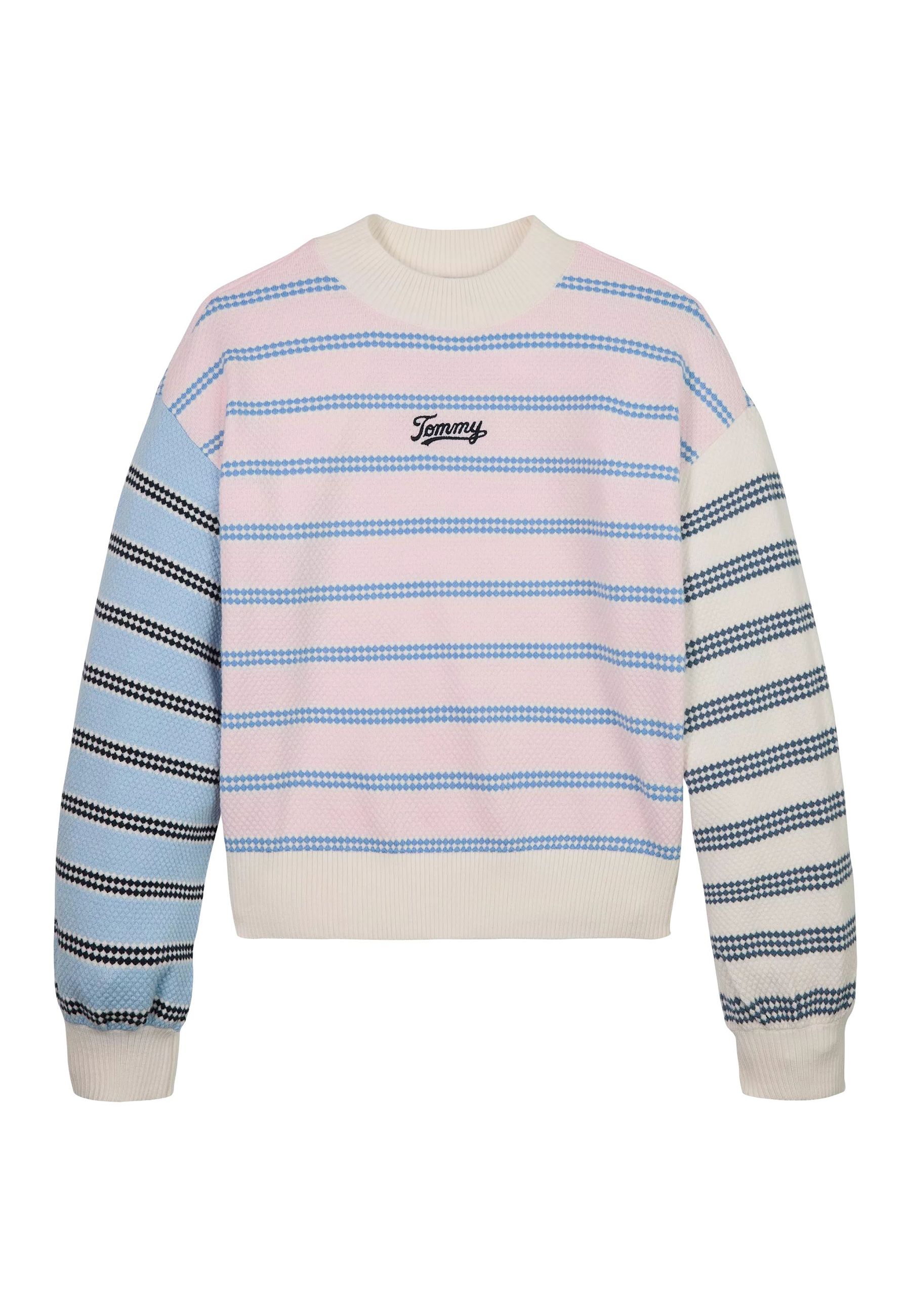 Maglia a righe con maniche a palloncino
