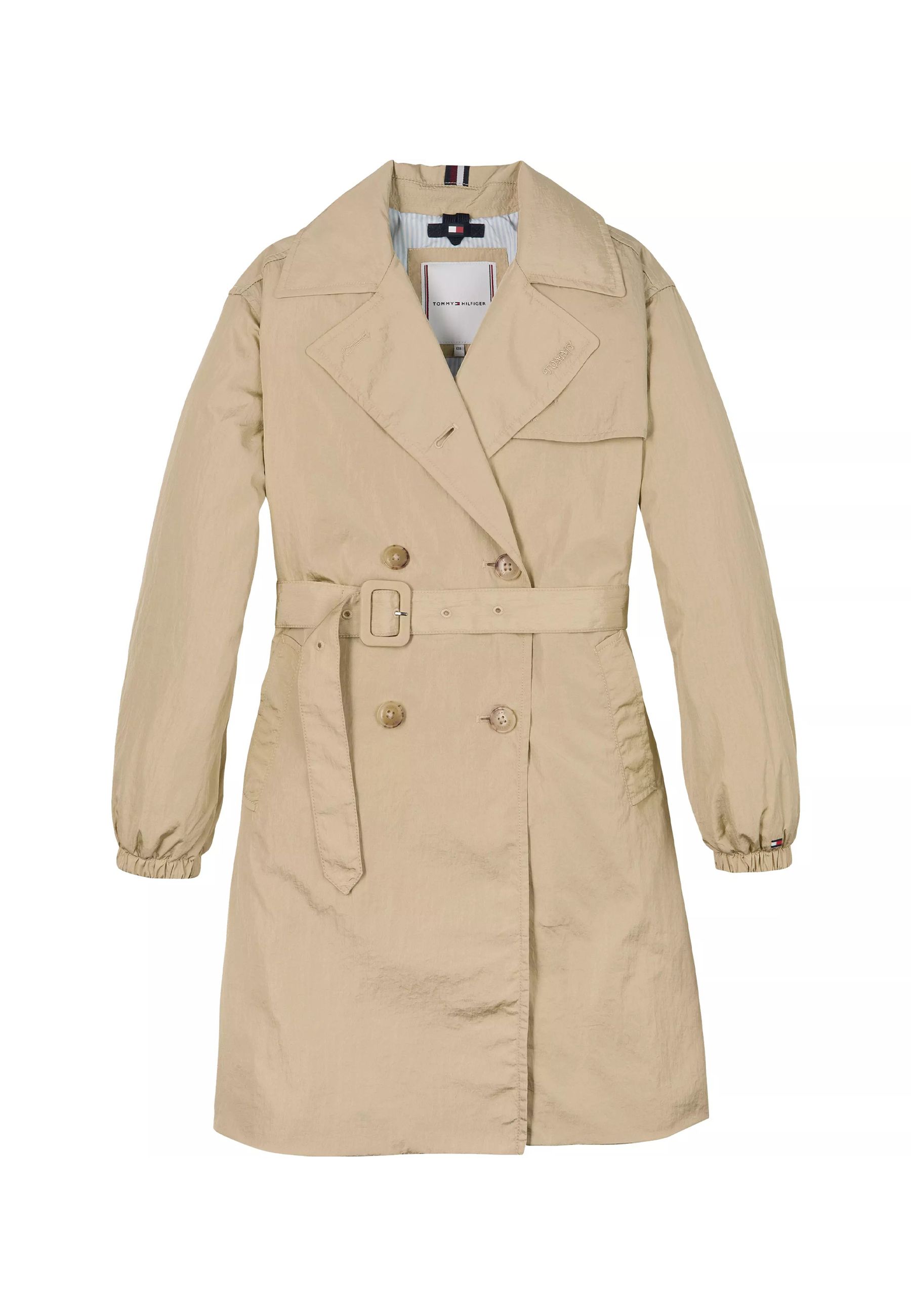 Cappotto trench in nylon