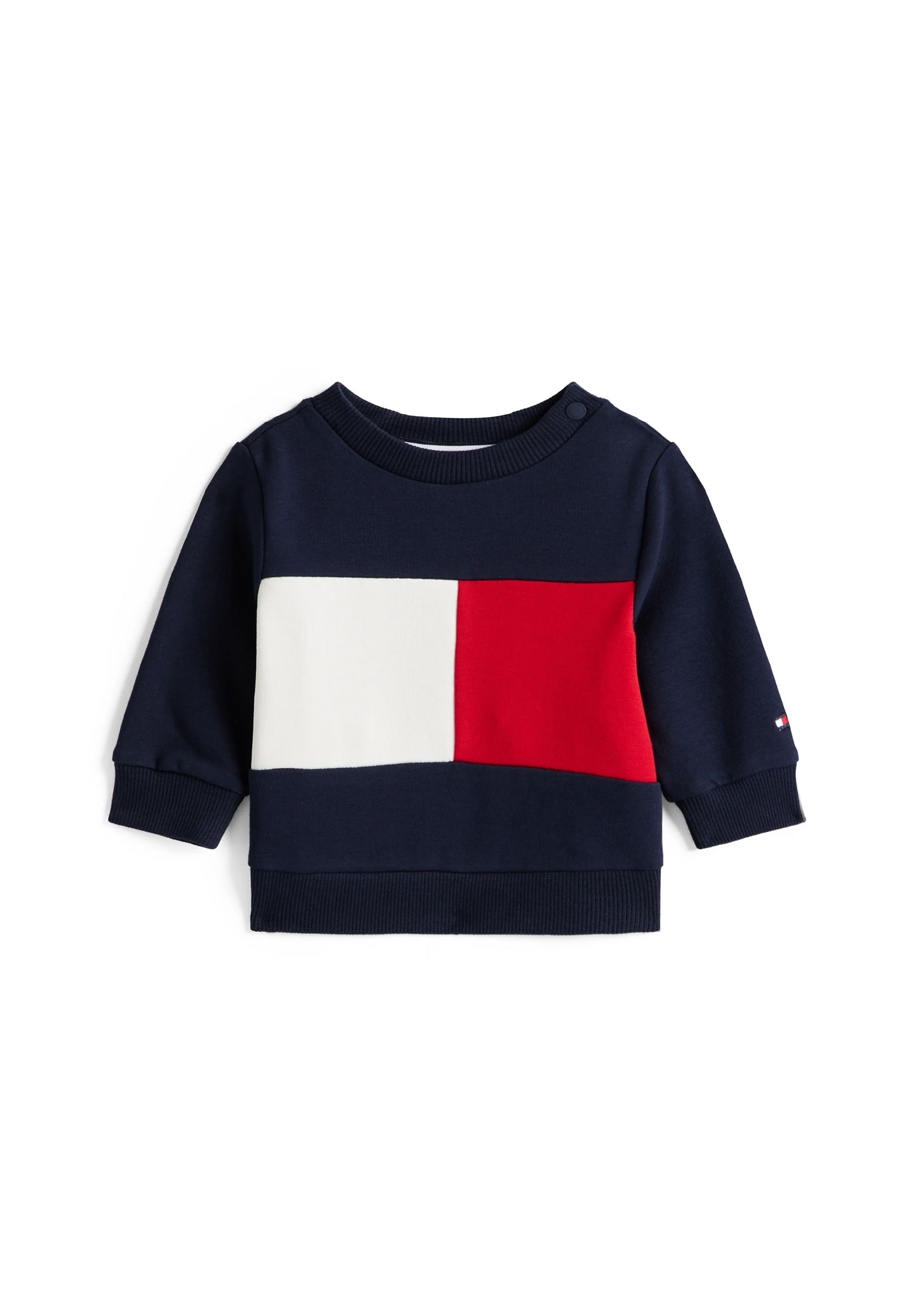 Felpa  Girocollo colorblock