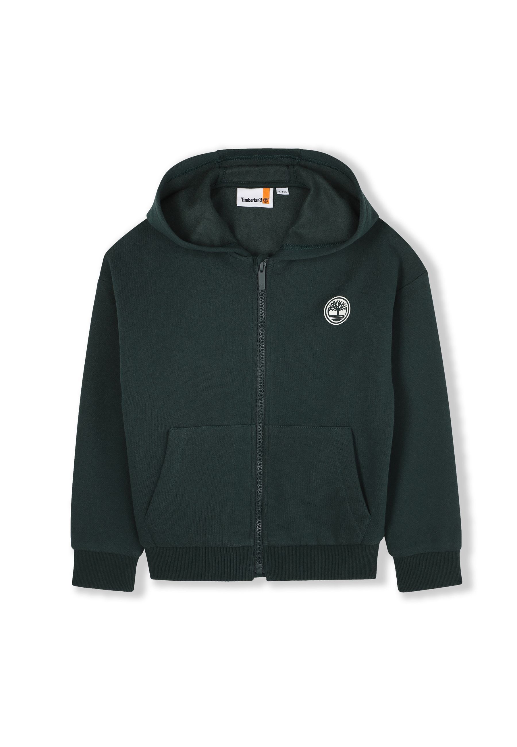 Felpa cardigan con cappuccio