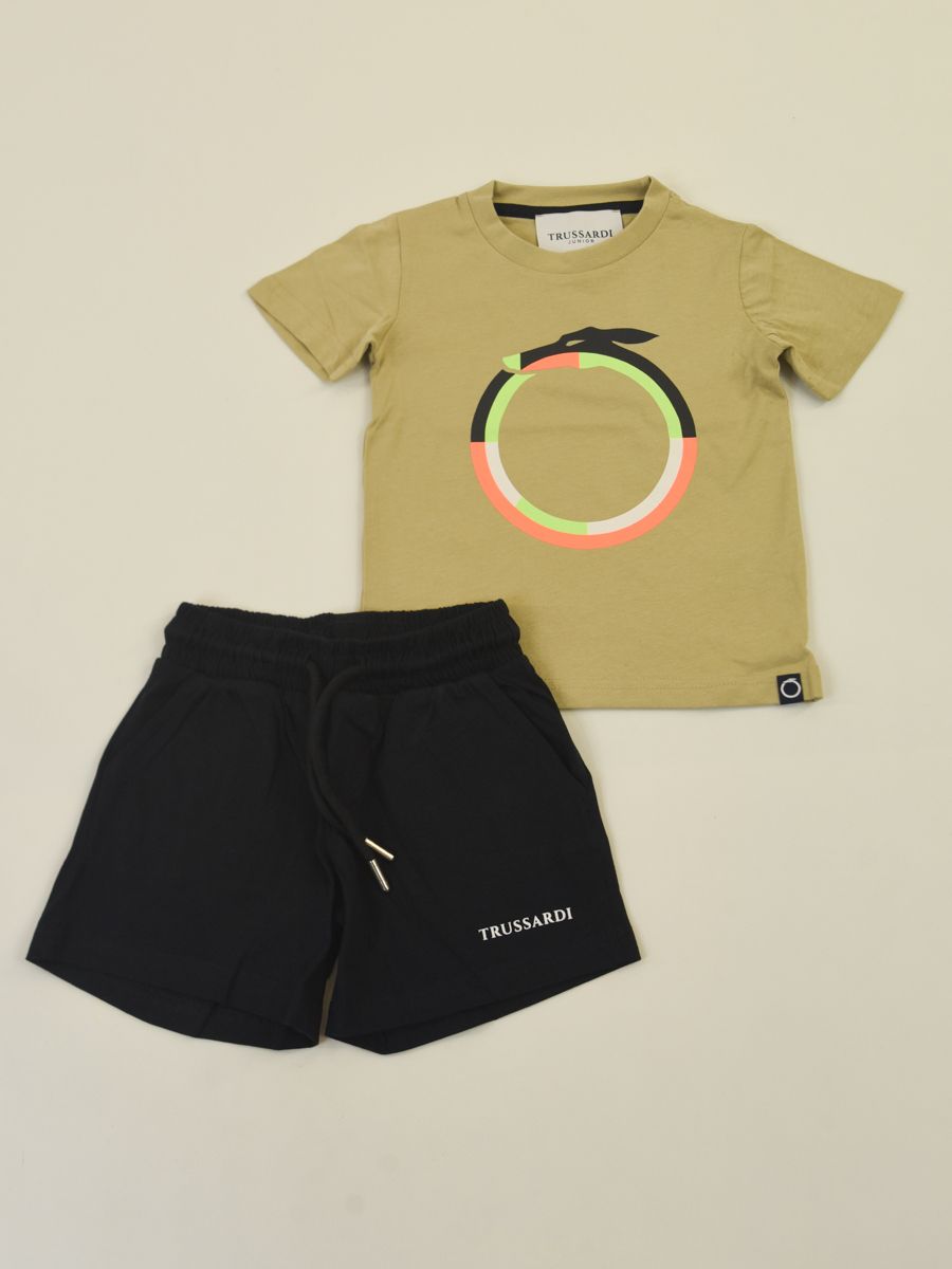 Completo Sportivo  set T-shirt e Bermuda stampato