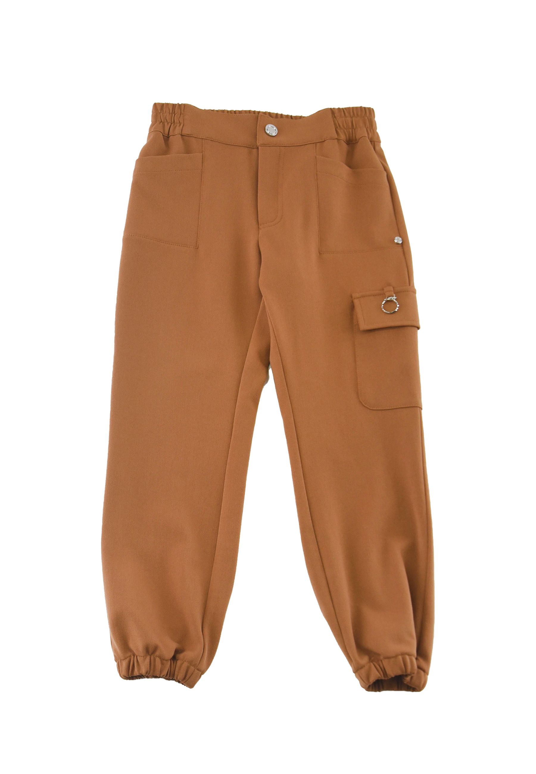 Pantalone classico cargo di cotone