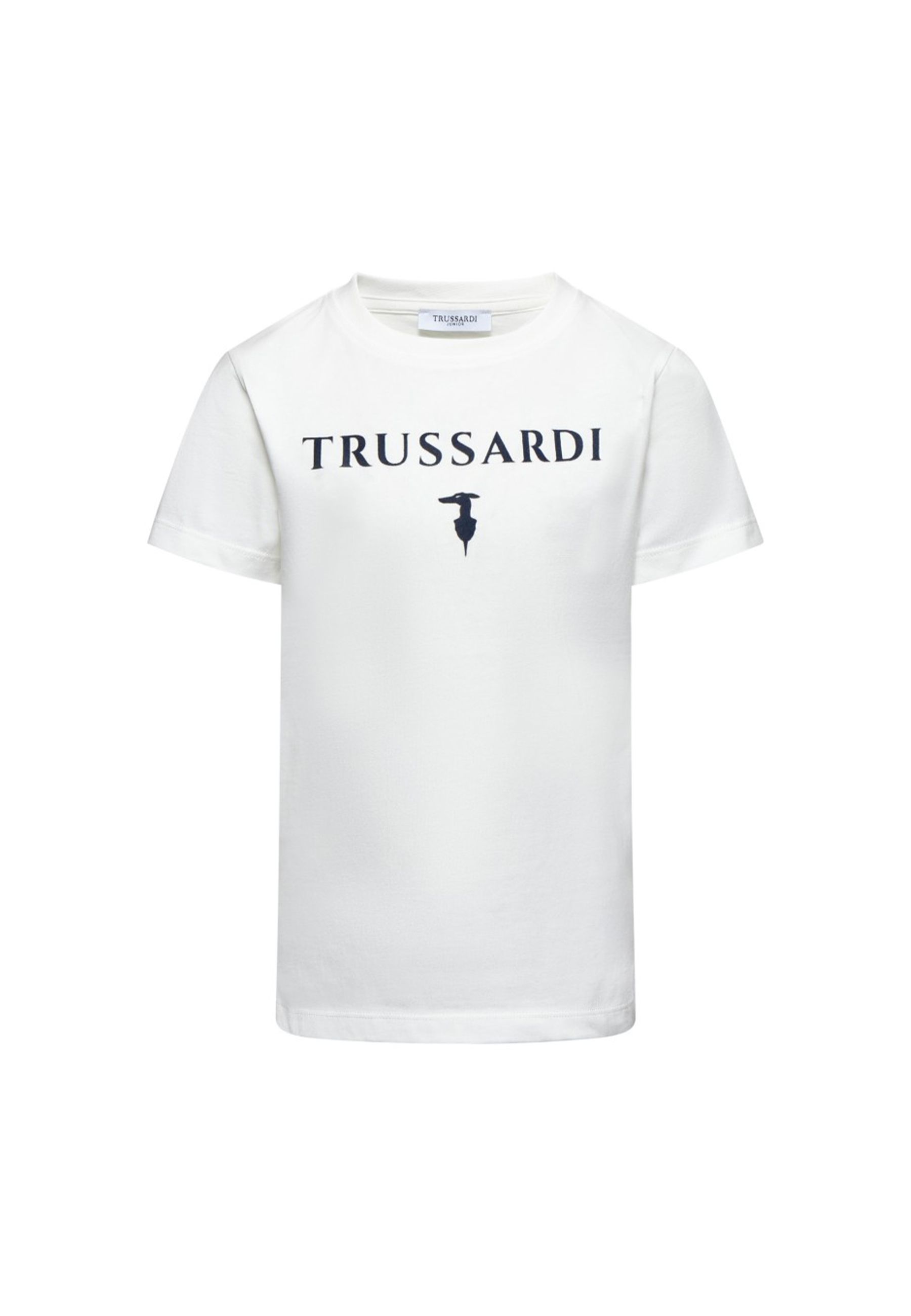 T-shirt Girocollo Stampata bianca
