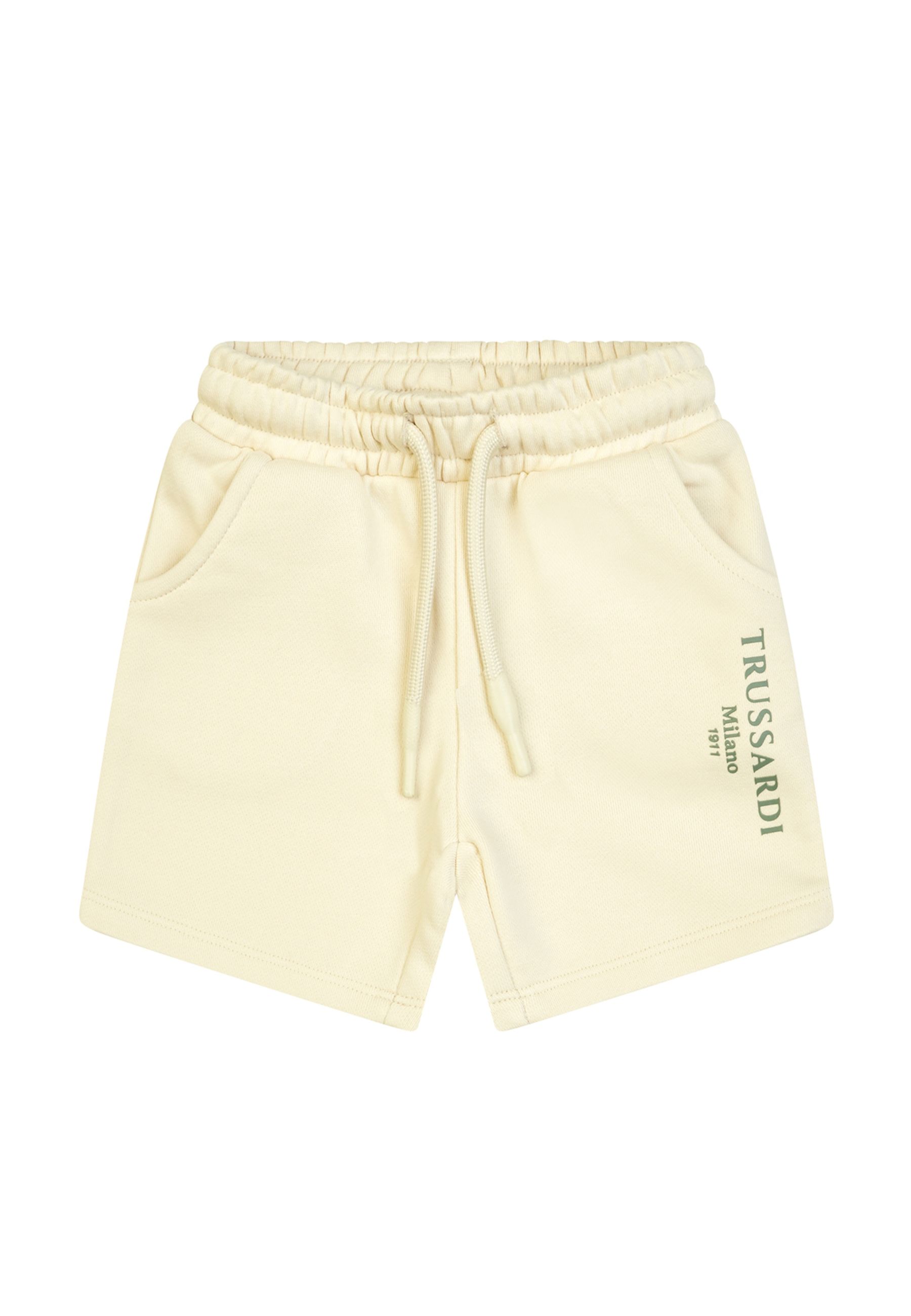 Bermuda in felpa leggera stampata