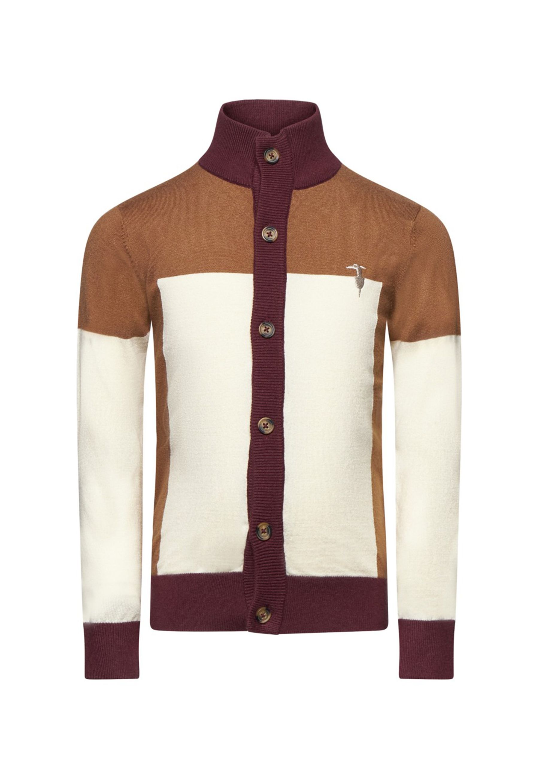 Maglia multicolore pastello collo alto