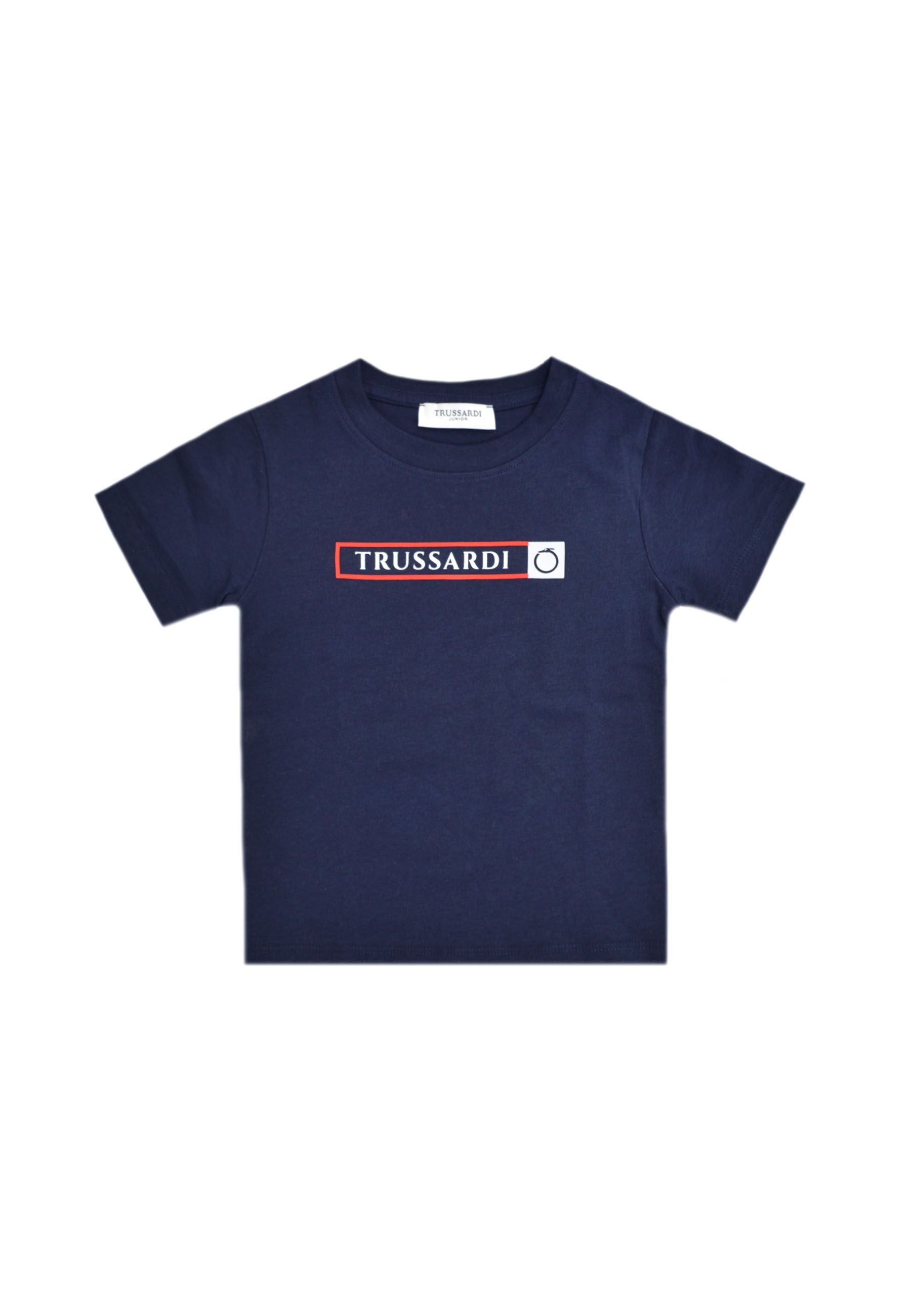 T-shirt girocollo Rossa con Stampa