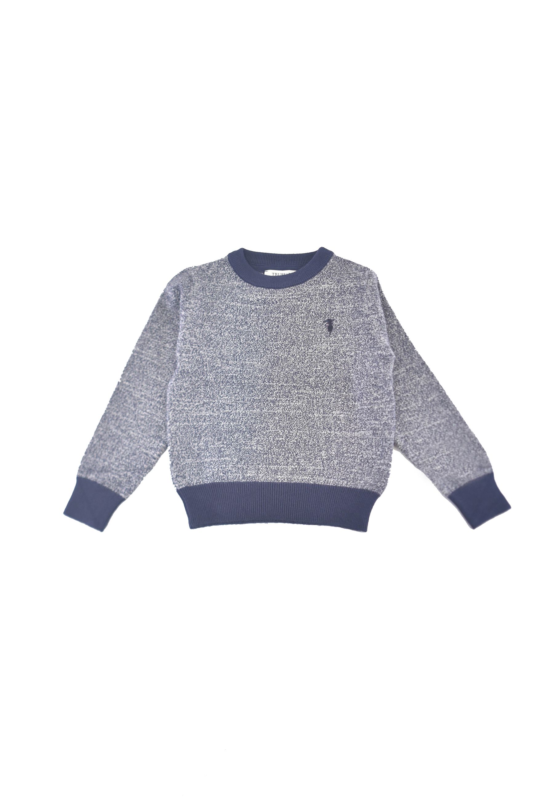 Maglia Sale e Pepe girocollo Blu e Bianco