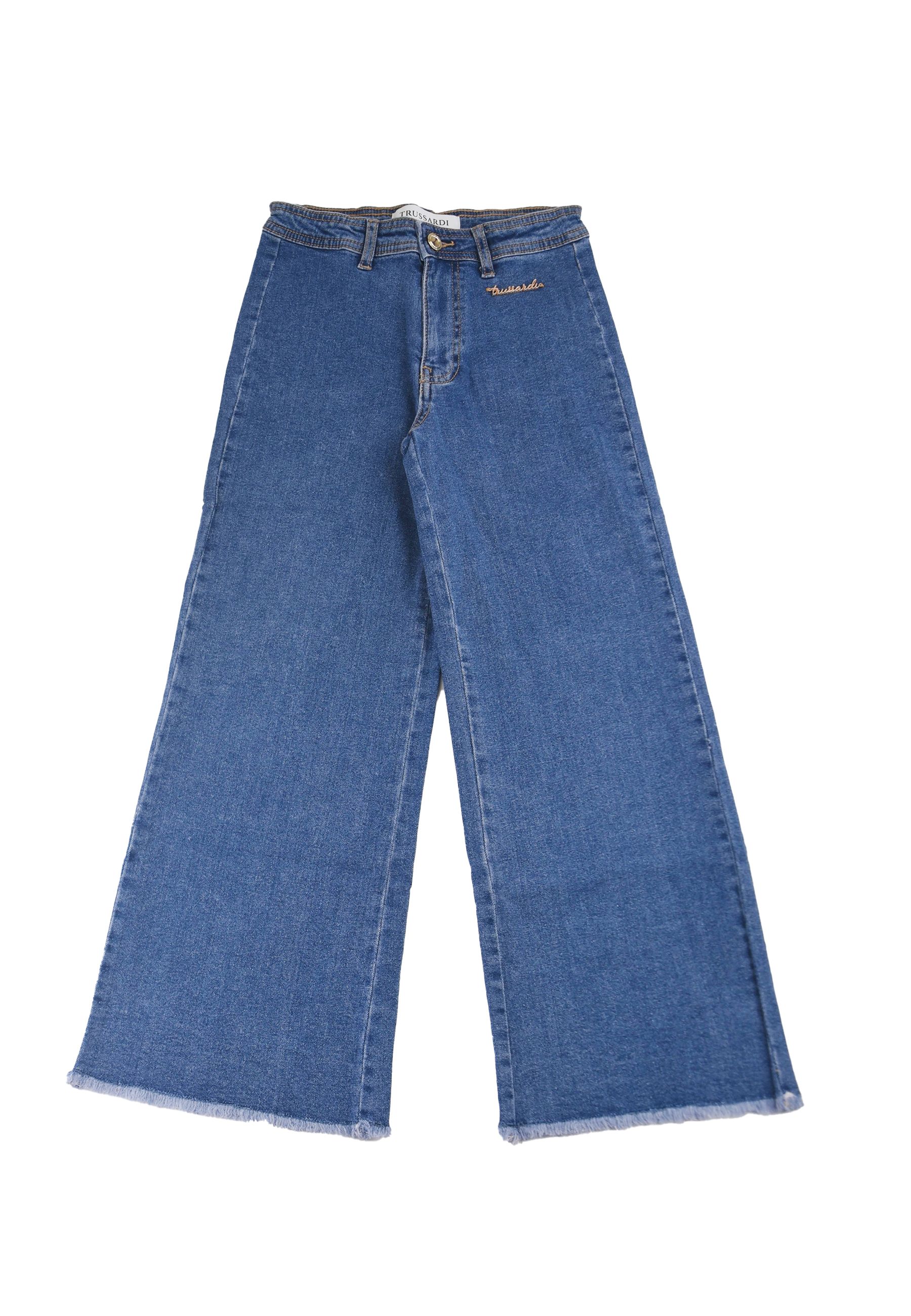 Jeans largo elasticizzato