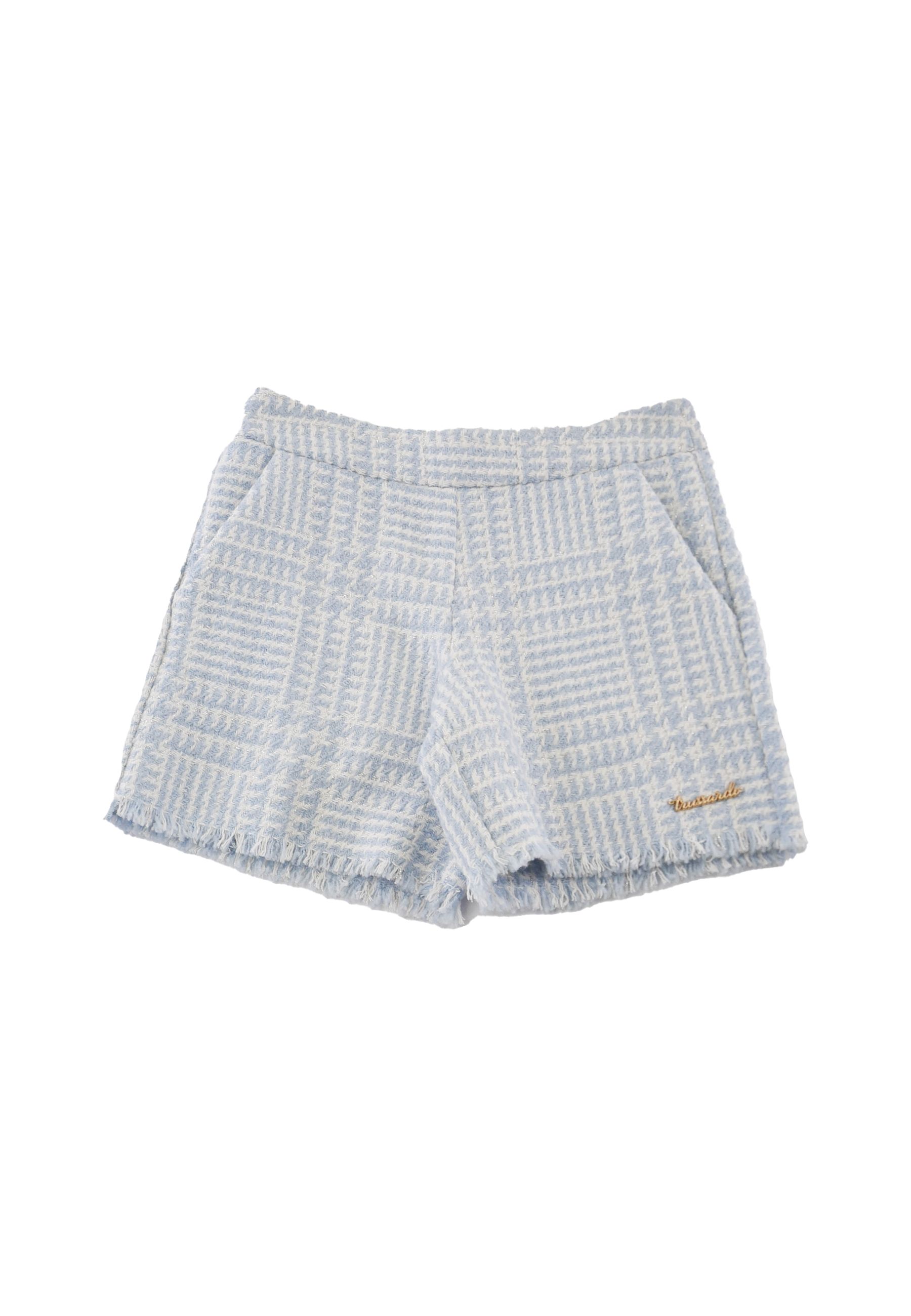 Shorts corto in lana lurex