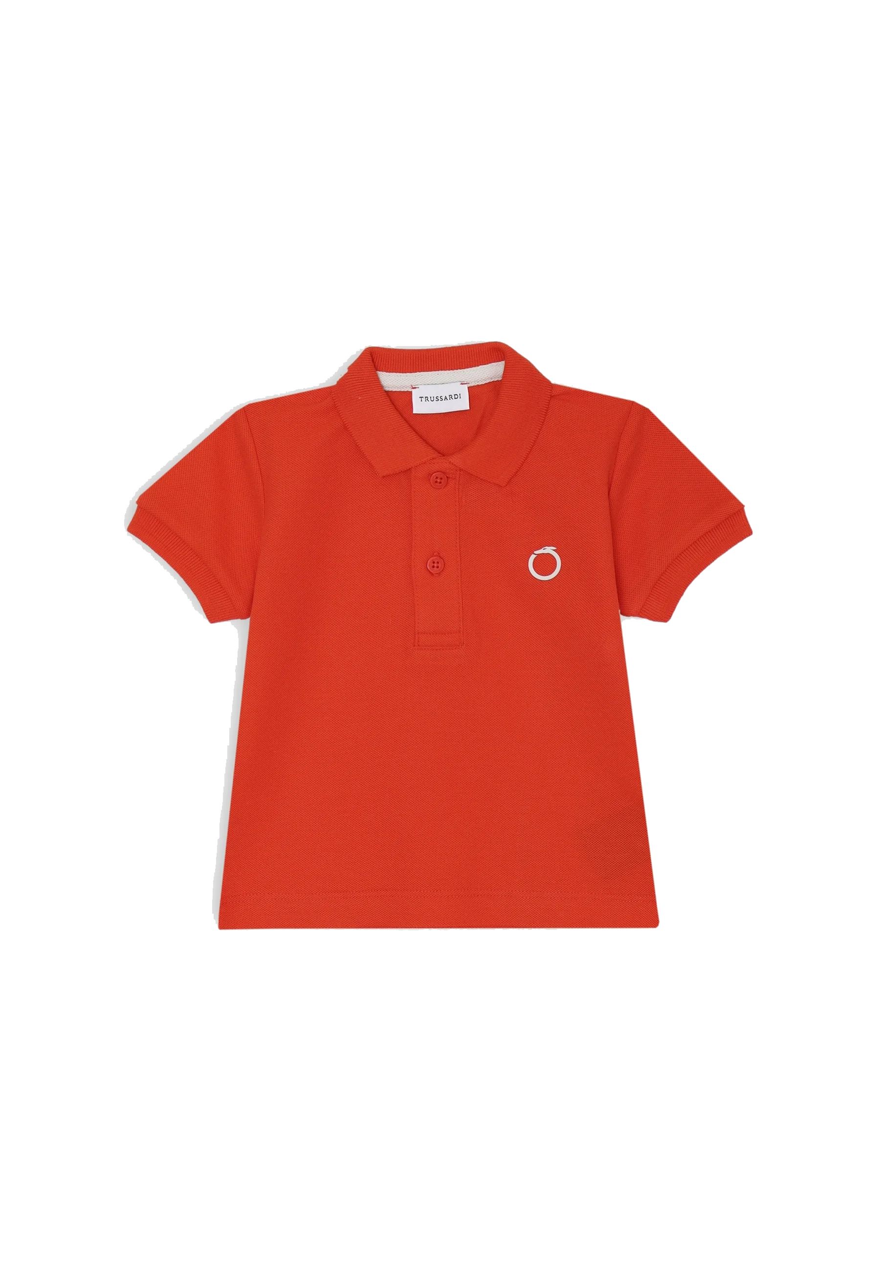 Polo in tessuto piquet Rosso