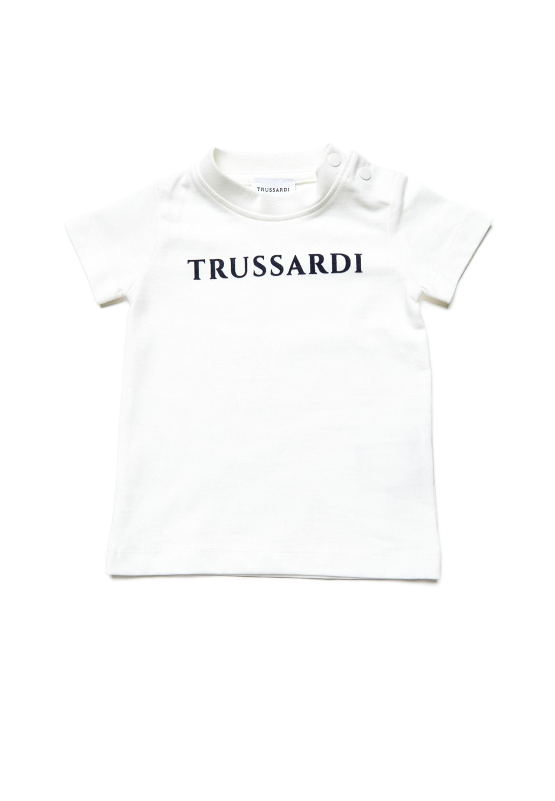 T-shirt Girocollo Stampata bianca