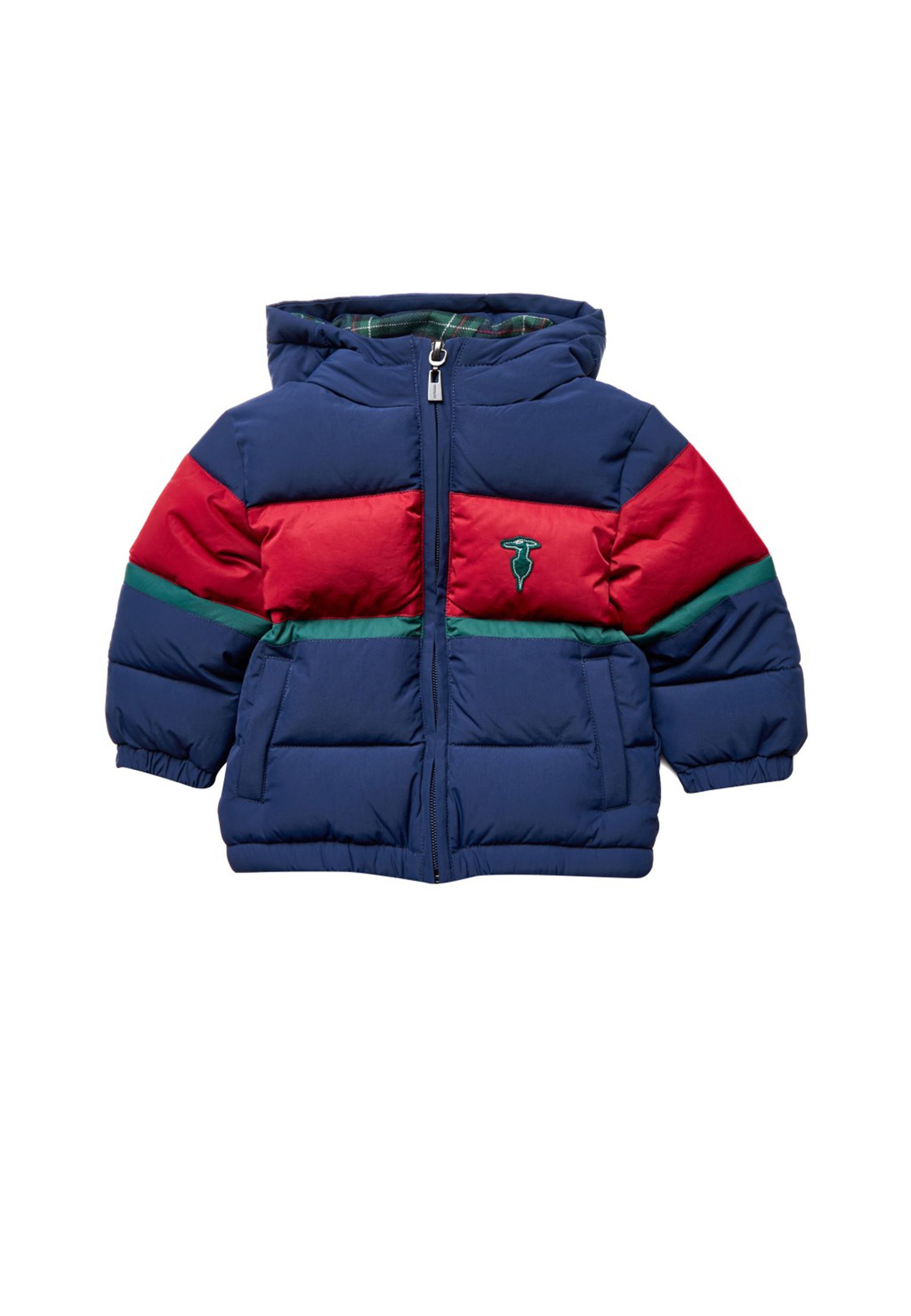 Giubbino Bicolore Neonato Blu e Rosso