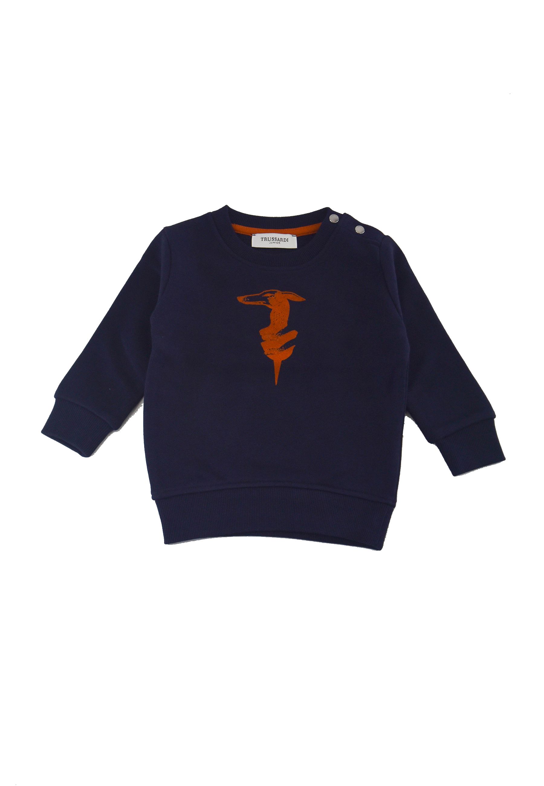 Felpa girocollo con Logo stampato