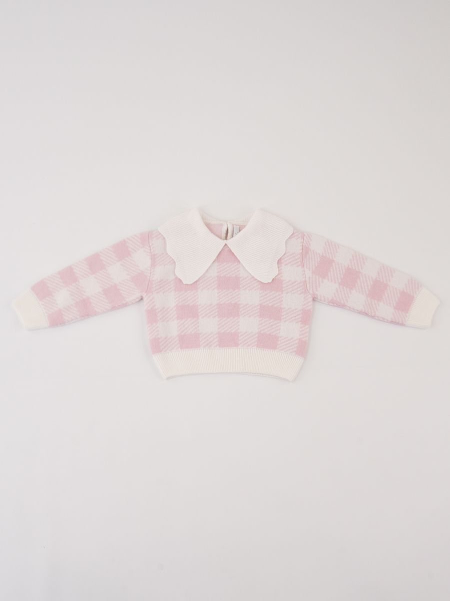 Maglia  check  Jacquard