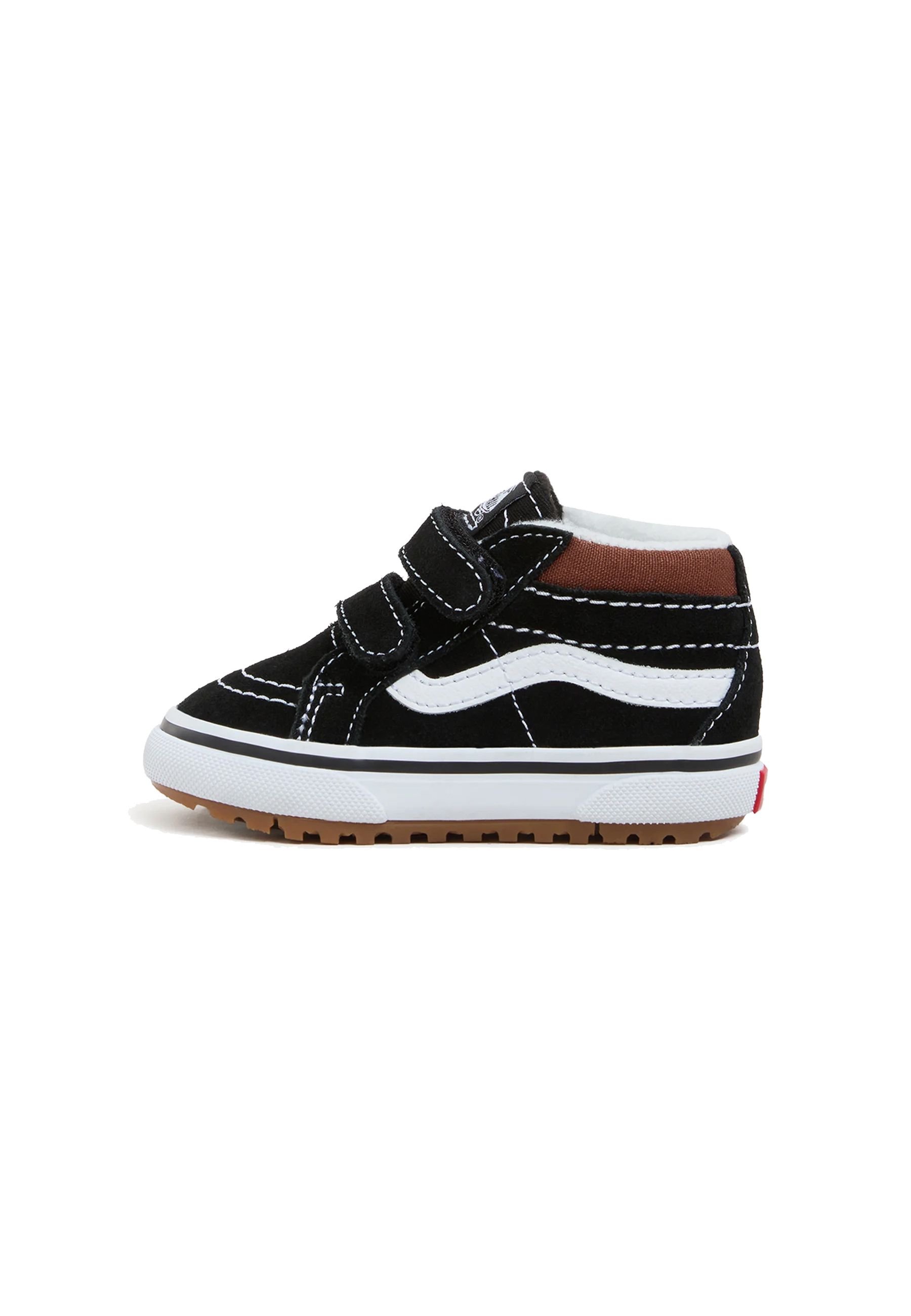 Sneakers strappi mid pelle Blu