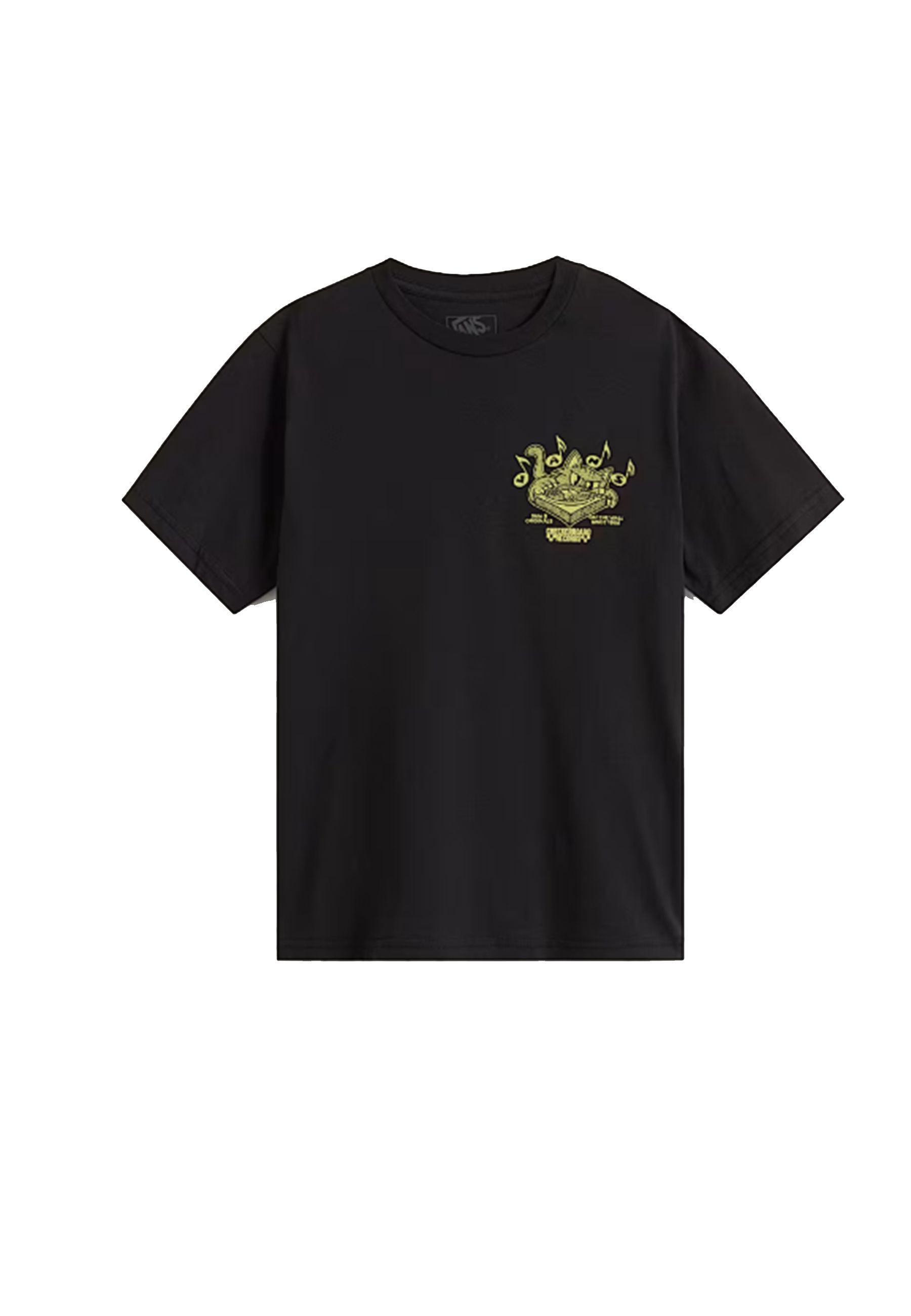 T-shirt per ragazzi Adulti Scratched Records nera