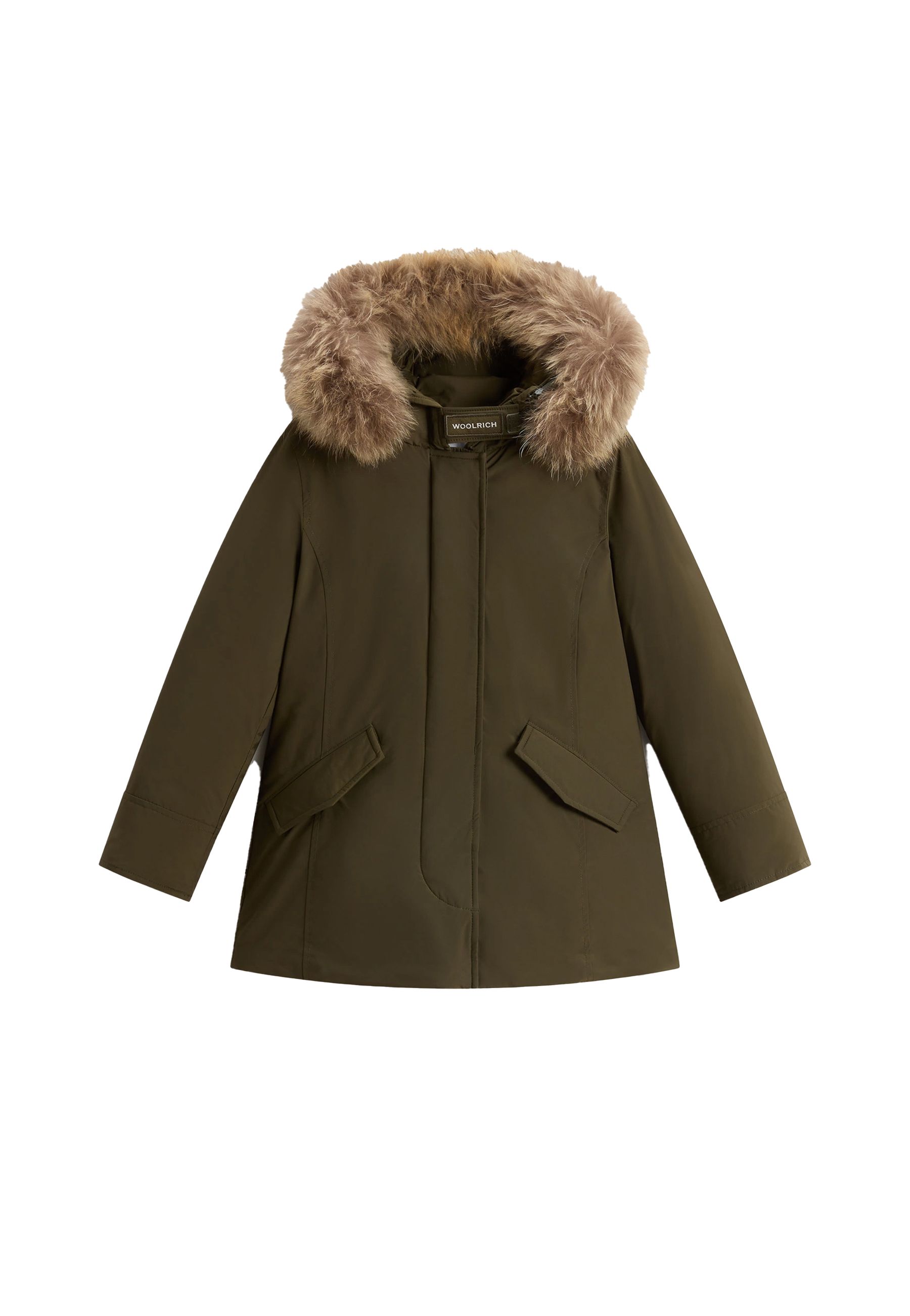 Piumino luxury arctic raccoon parka