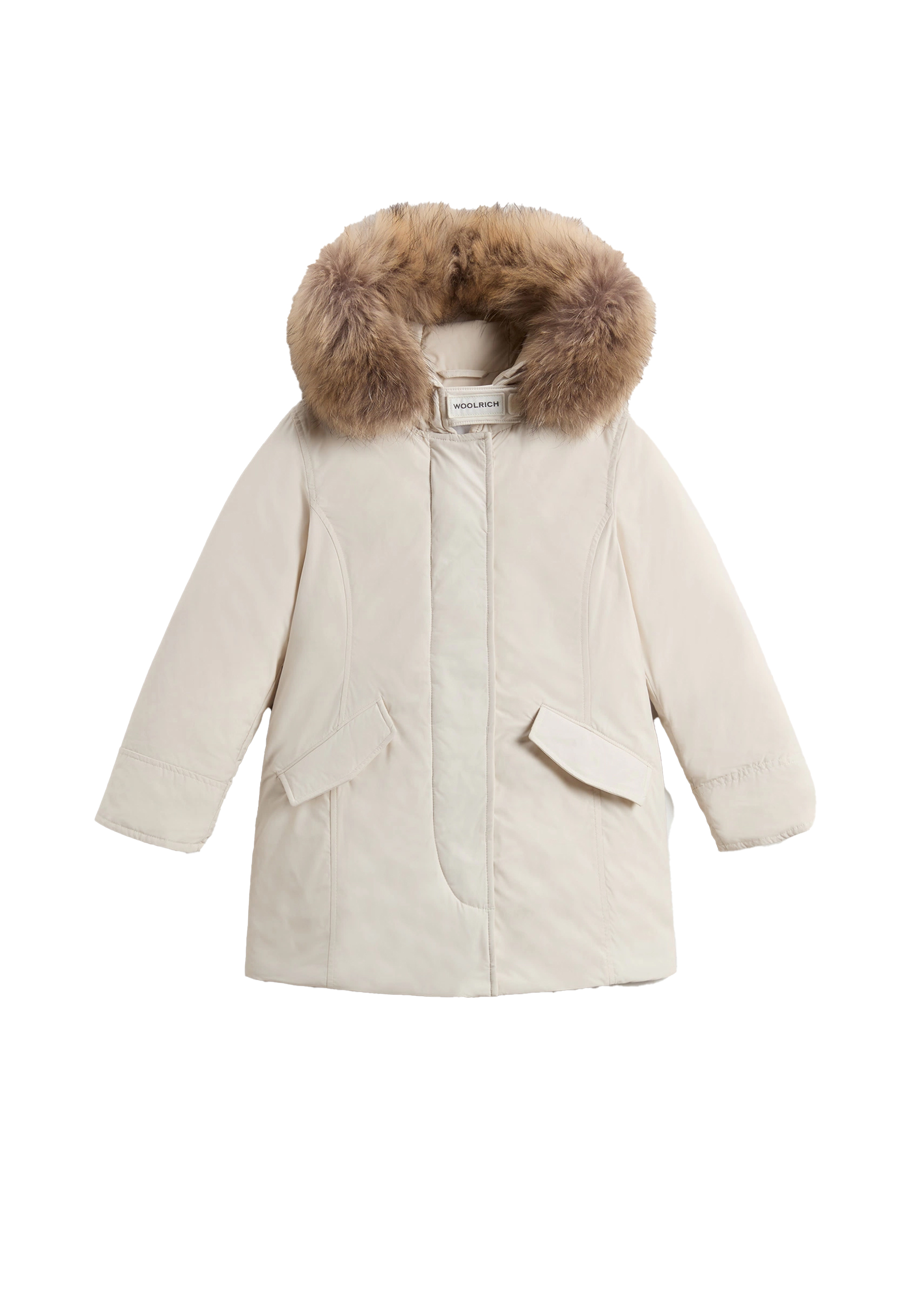 Piumino luxury arctic raccoon parka