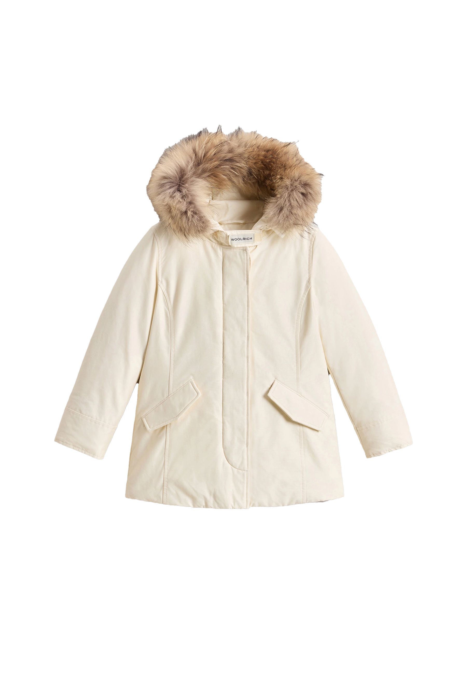 Piumino luxury arctic raccoon parka
